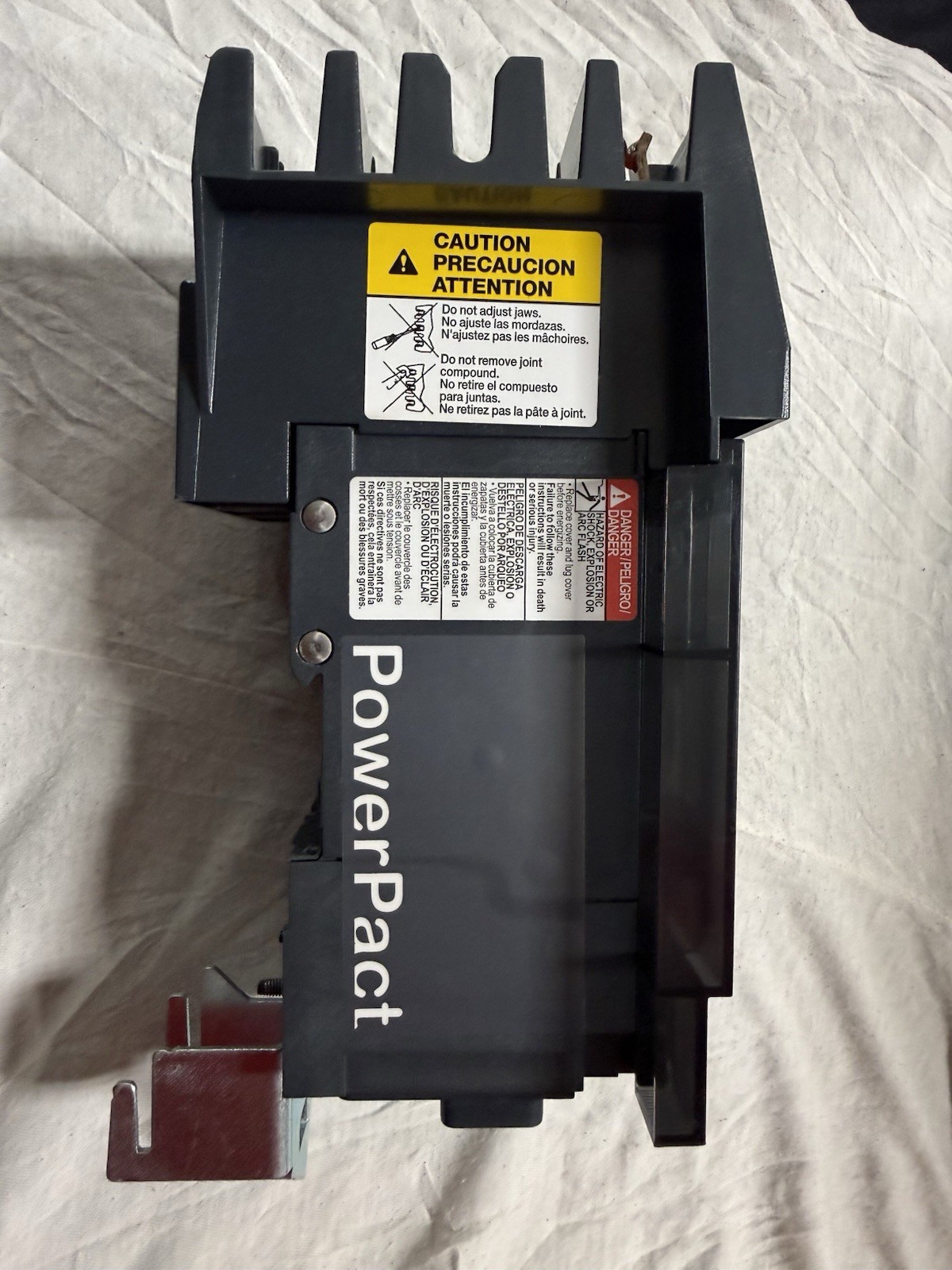 Square D PowerPacT BDA36100 3-Pole 100A 480Vac I-Line Circuit Breaker