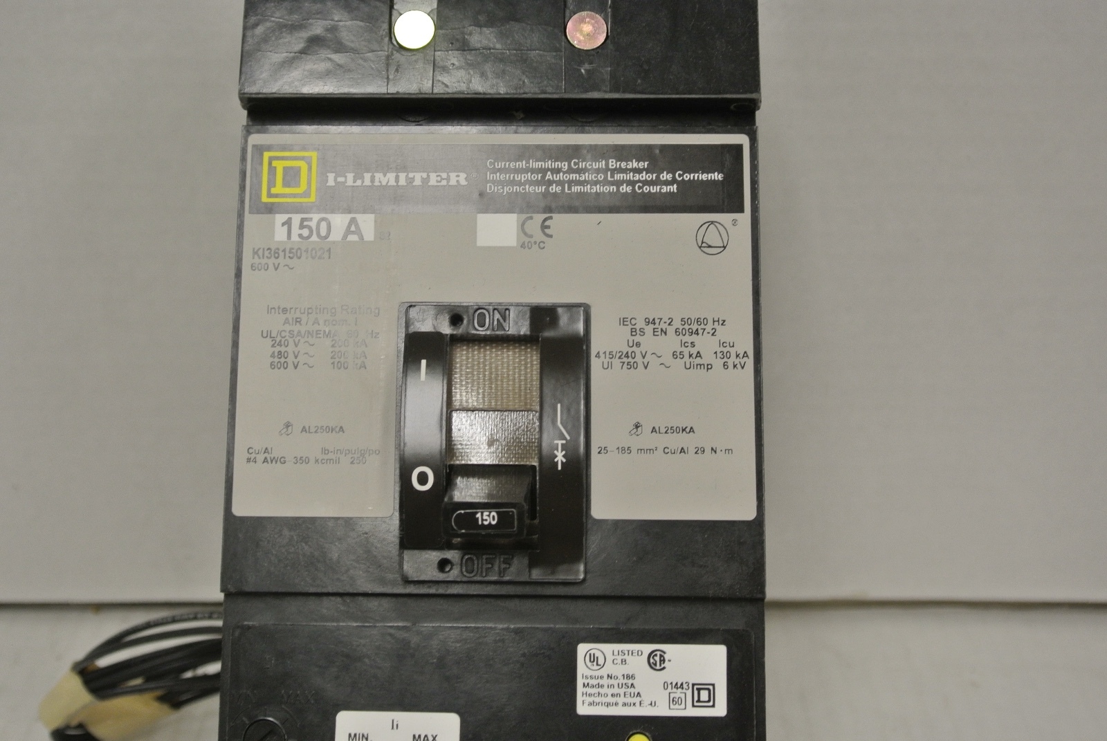 New Ki361501021 (With 120 Volt Shunt Trip) No Original Box