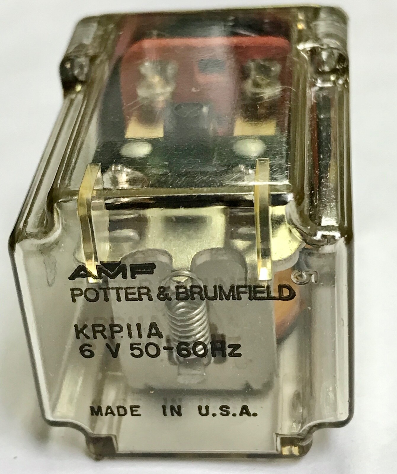 AMF POTTER BRUMFIELD 277 KRPIIA DPDT 5 AMP 6 VAC Relay
