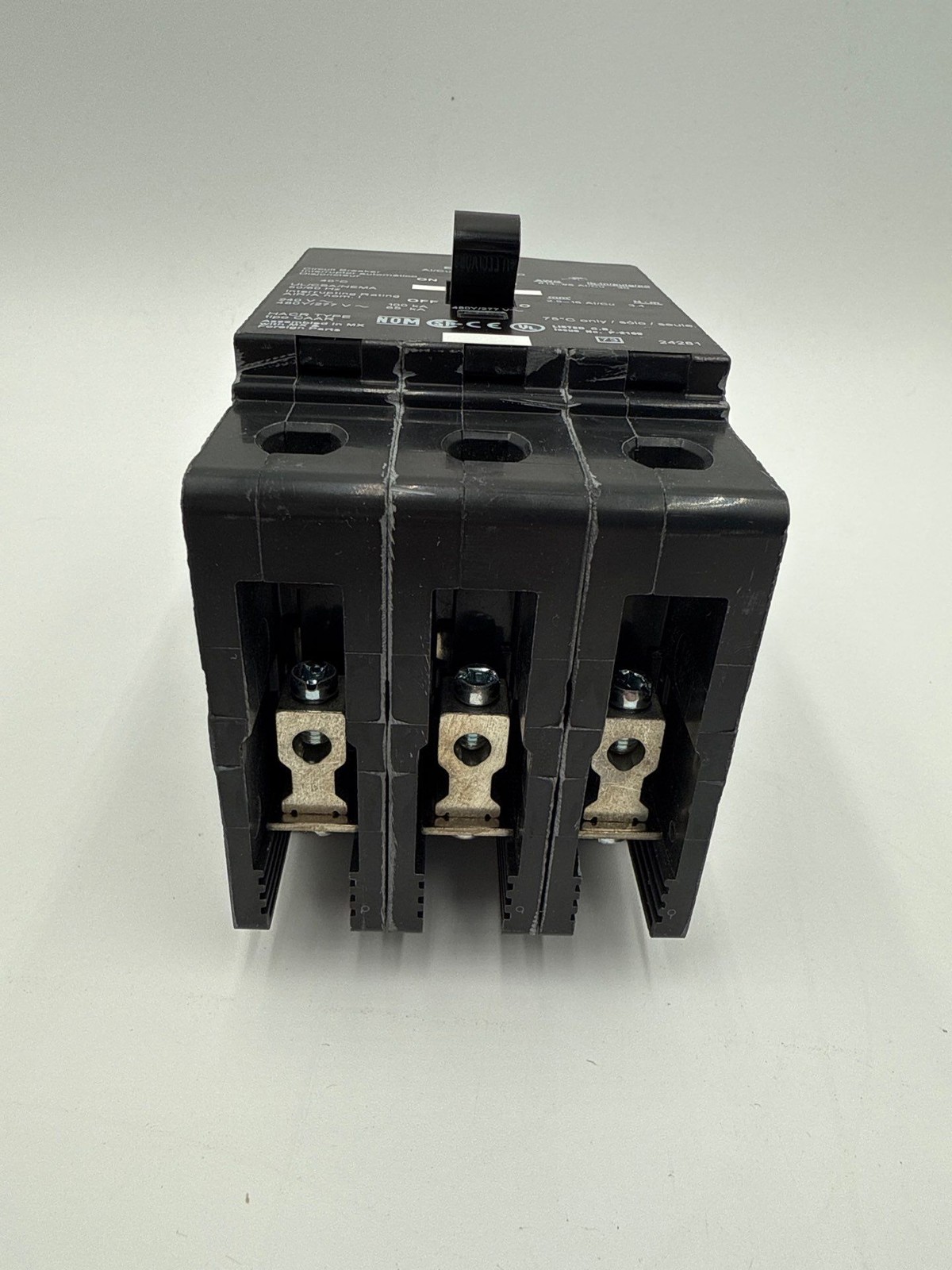 Square D EJB34020 Circuit Breaker 20A 3P 480/277V 65k EJB 20 Amp 3 Pole Bolt on