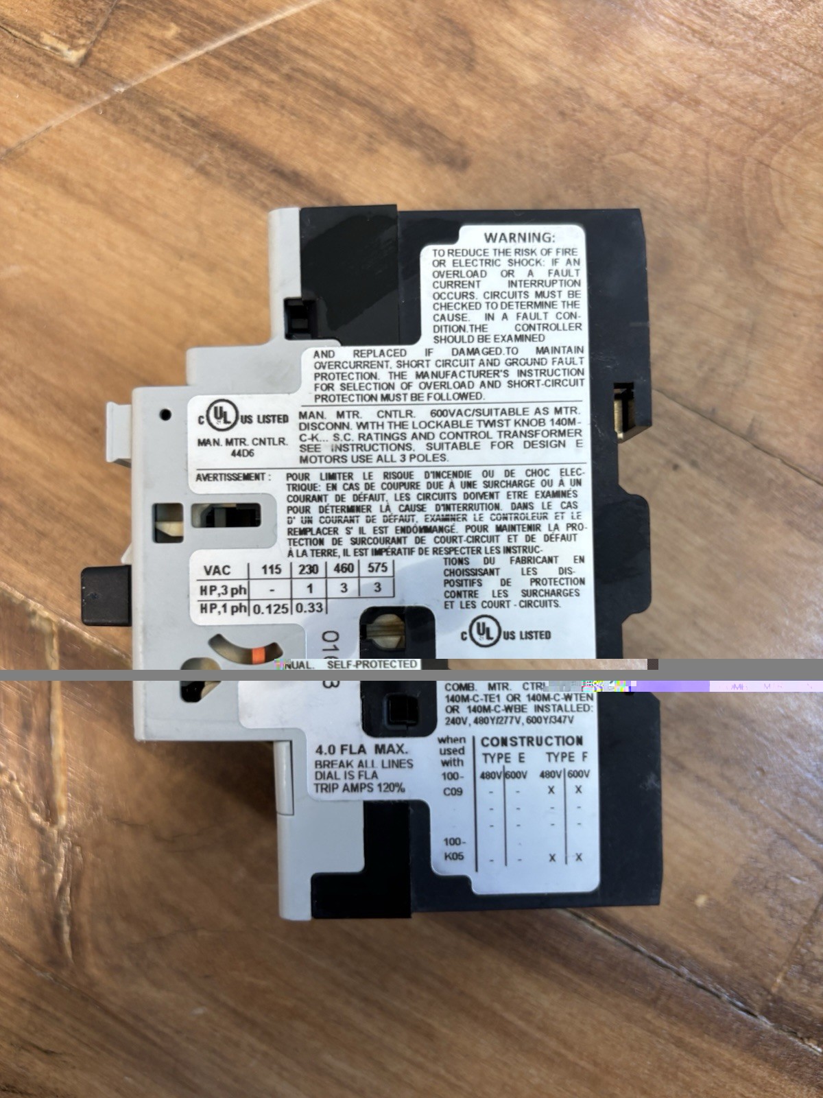 Allen Bradley 140M-C2E-B40