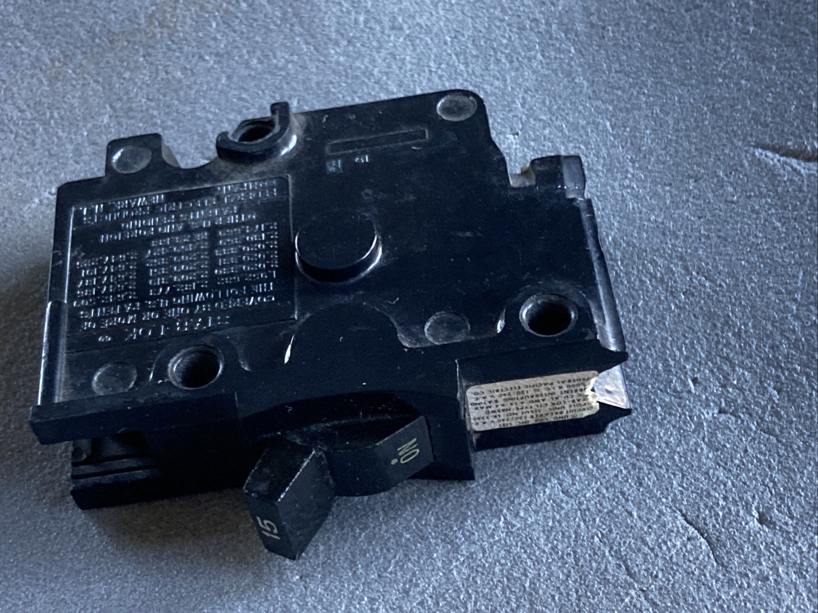 NB111015 / NB115 / NB15 FPE 15 amp 120/240 volt 1 pole FEDERAL PACIFIC Warranty