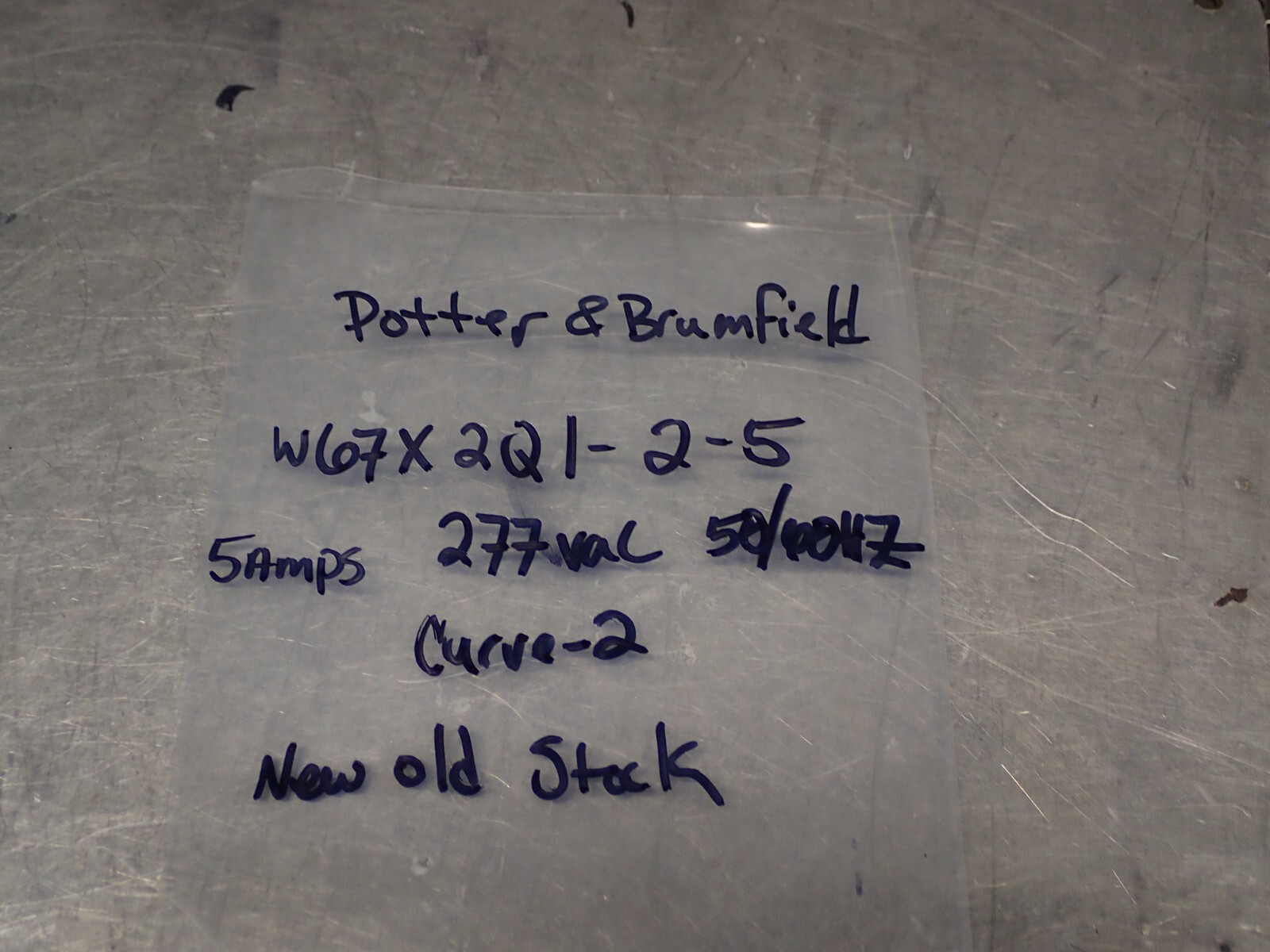 Potter & Brumfield W67X2Q1-2-5 5A Circuit Breakers 277VAC 50/60Hz New (Lot of 2)