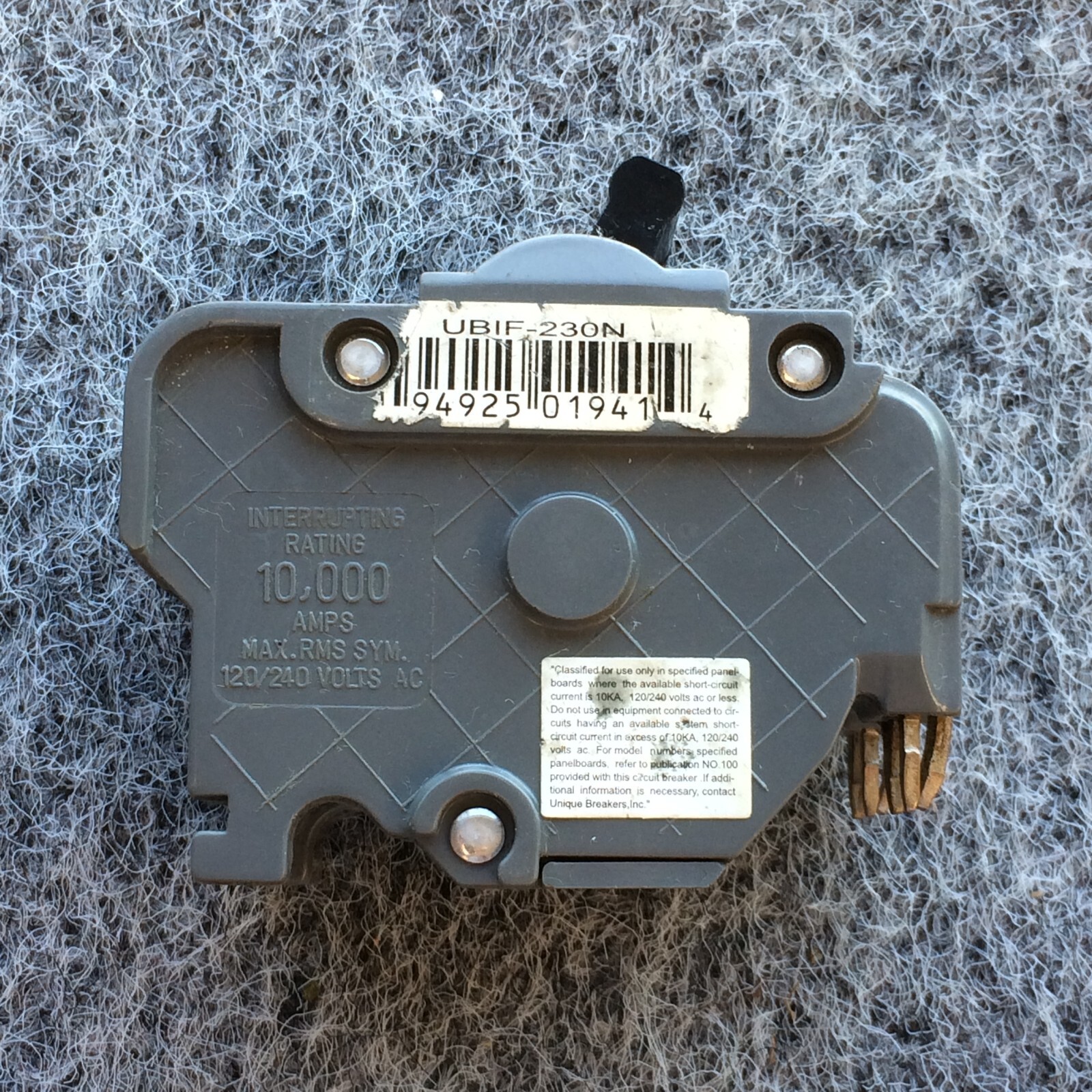 Connecticut Electric UBIF-230N Federal Pacific NA230 Replacement 2P 30A UBIF230