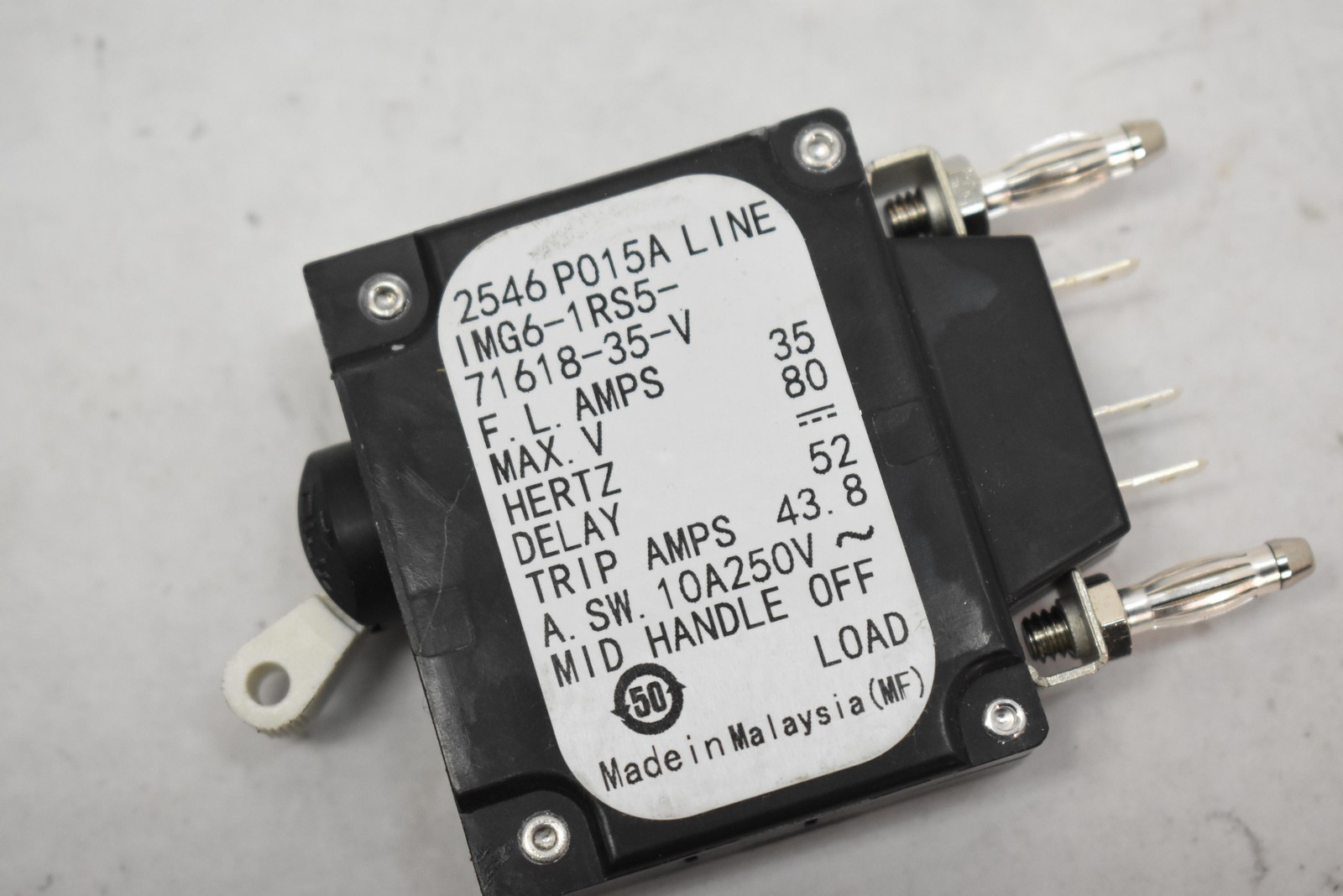 NETZ IMG6-1RS5-71618-35-V 35A DC Supplementary Protector 65V Black IEC60947-2
