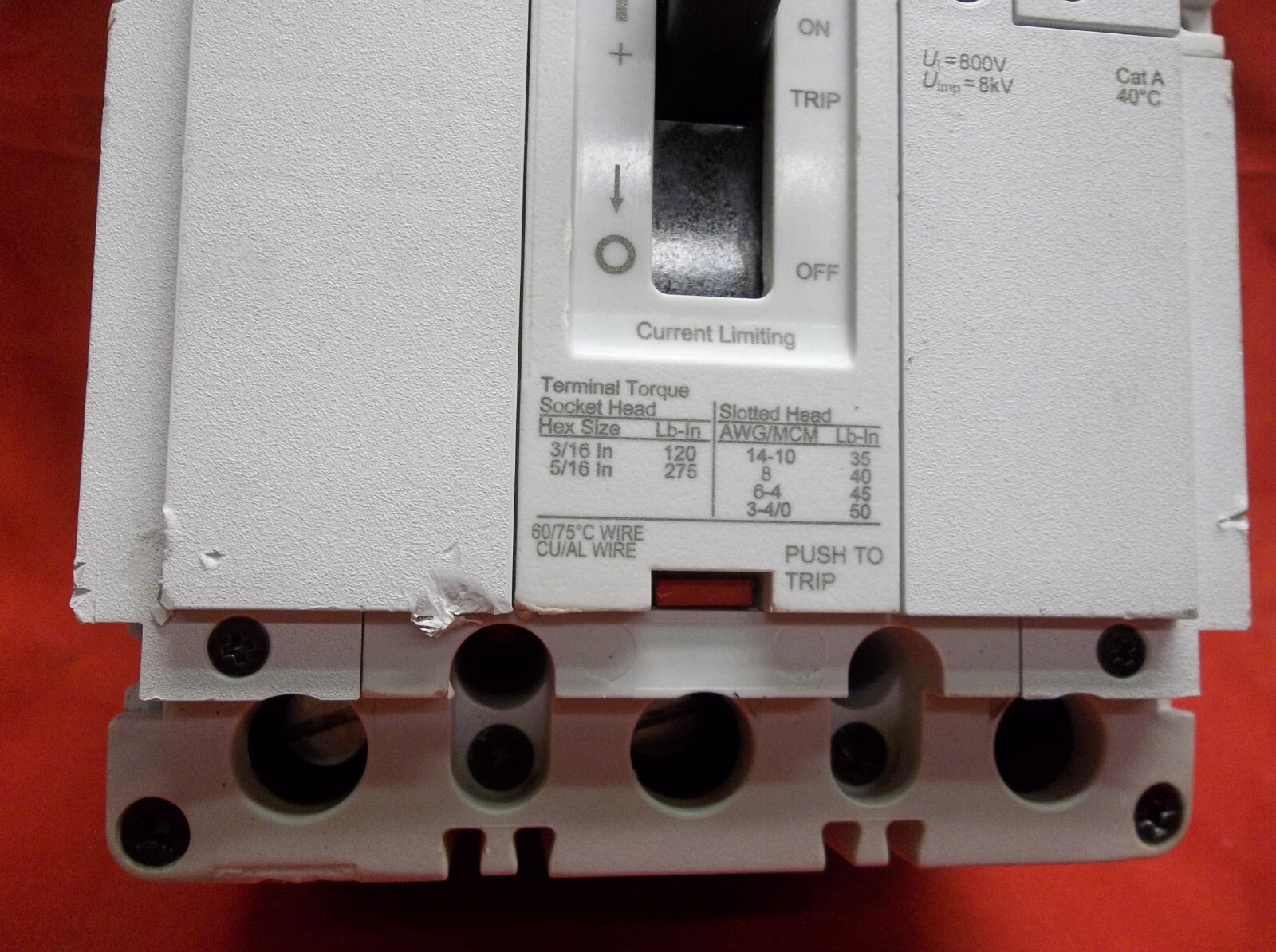 EATON PDG23M0100TFFL circuit breaker 3105B5
