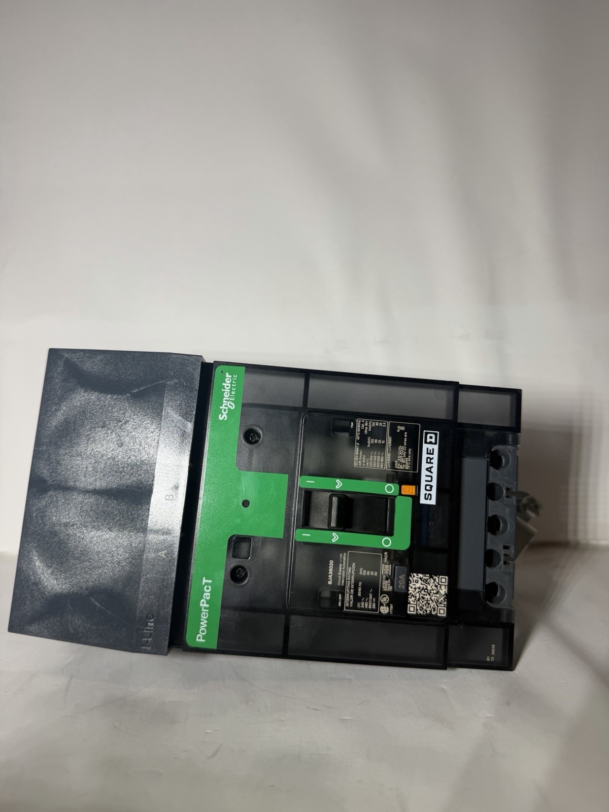 New Square D BJA36020 3 Pole 20 Amp 600V Circuit Breaker I-Line BJA