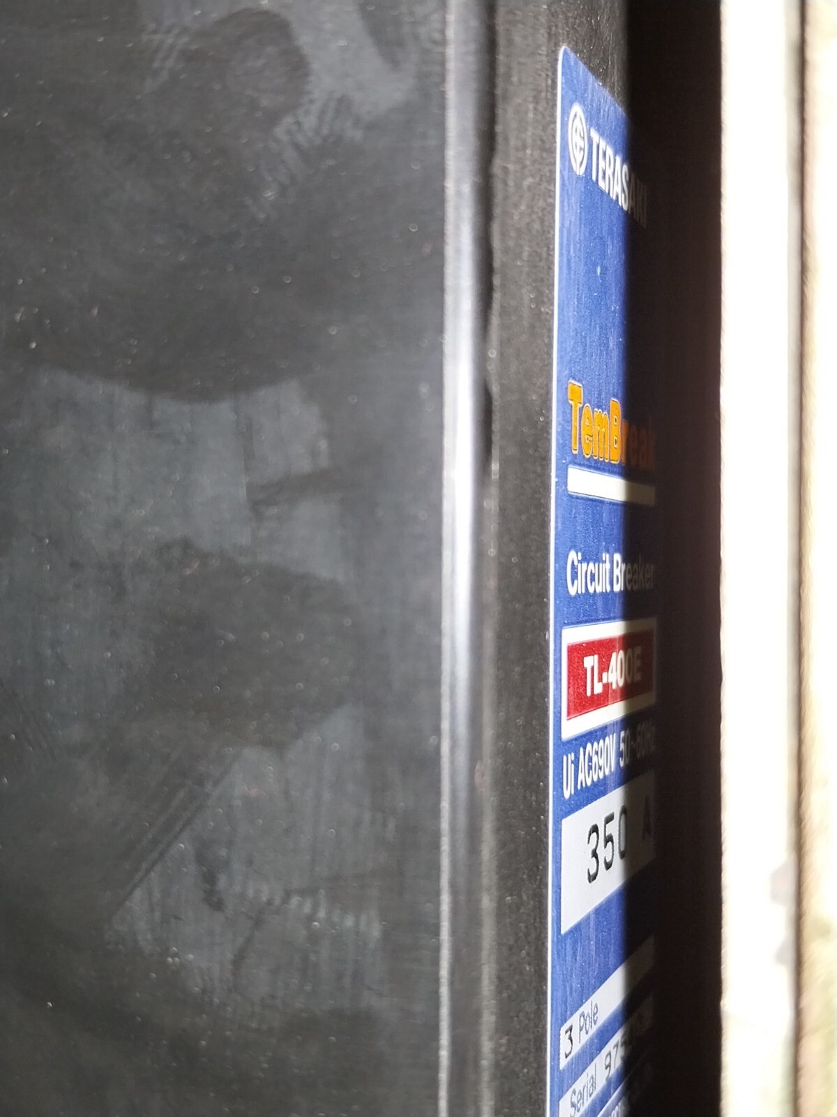 Terasaki Electric TL-400E TemBreak Circuit Breaker TMC4LE 3 Pole AC690V 50-60Hz