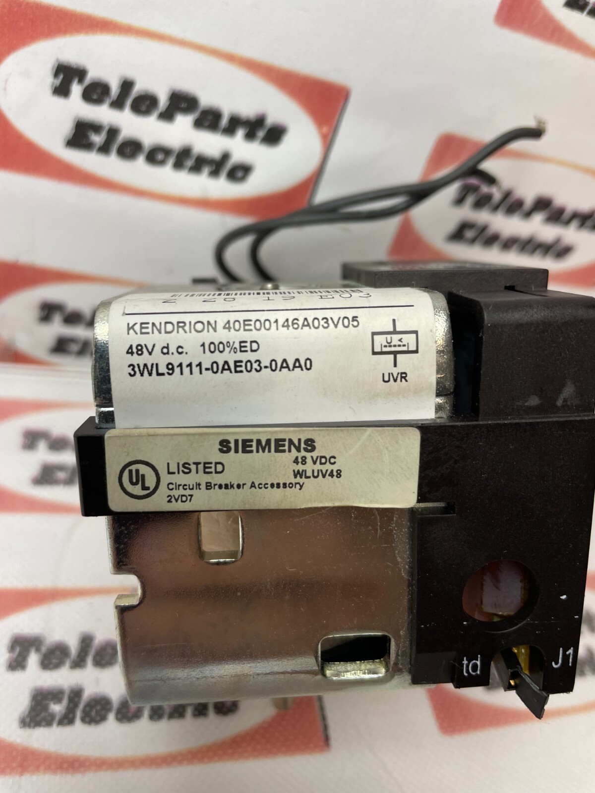 SIEMENS UNDER VOLTAGE RELEASE 48 VDC USED (STOCK S-405)