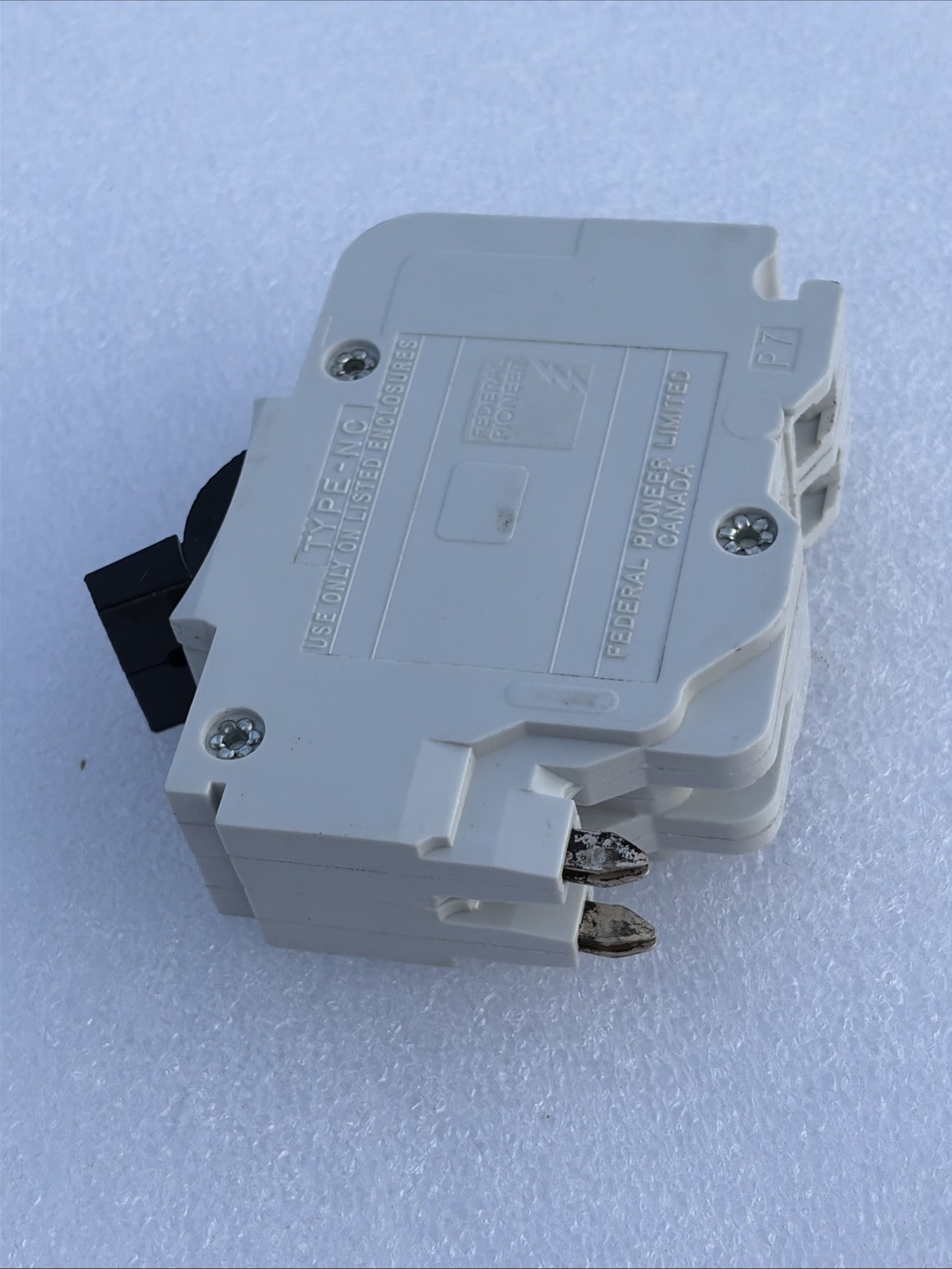 FPE Federal Pioneer Pacific 20A 2P NC220 Stab-Lok Breaker WHITE Mini THIN NC