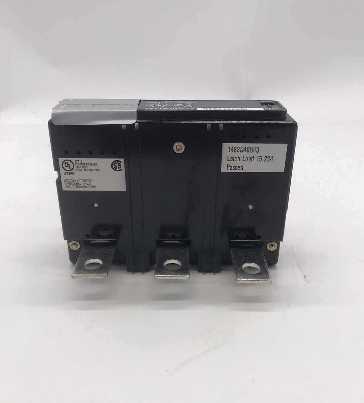HOUSTON STOCK NEW EATON KES3400LSI DIGITRIP LSI TRIP UNIT 400 AMP FREE 2 DAY AIR