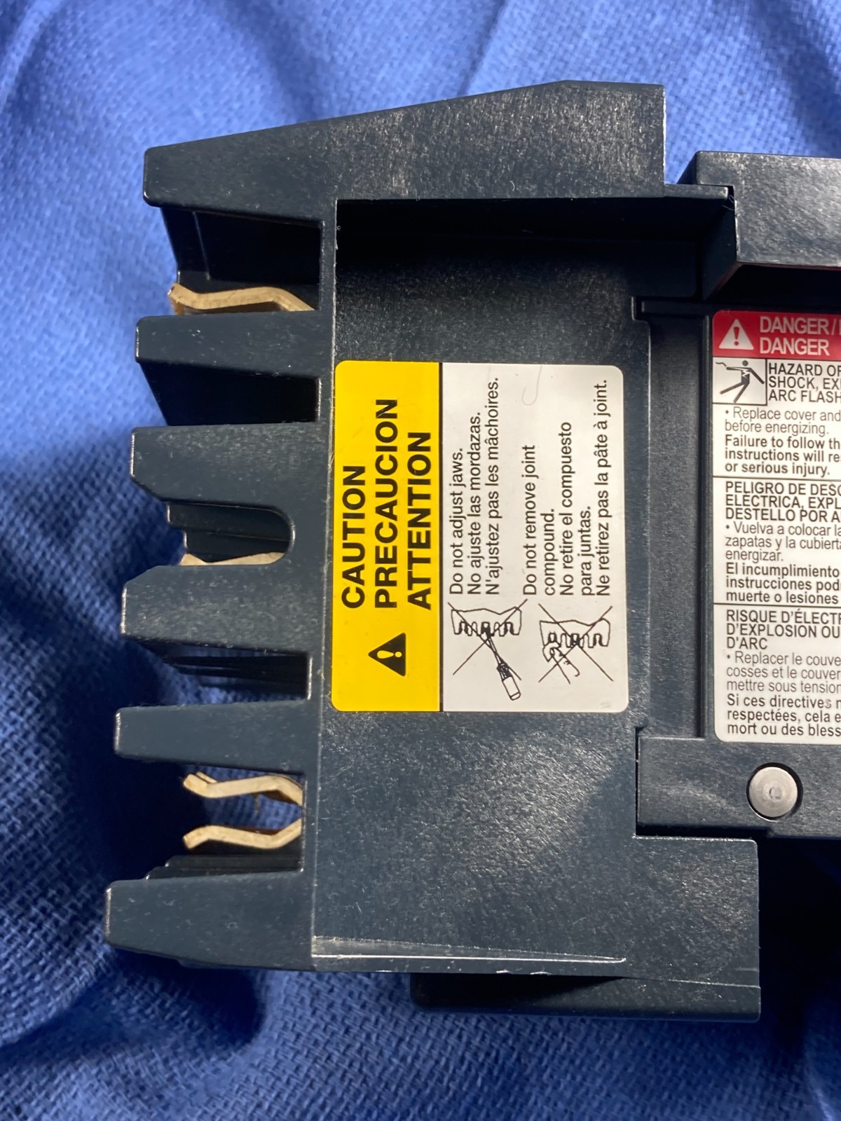 Square D BDA34060Y, 60 Amp, 480 Volt, 3 Pole, BD60 I-LINE Circuit Breaker AC/DC