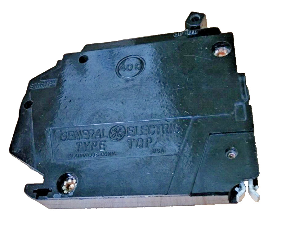 (QTY:2) GE TQP120 1 Pole 20 Amp 120/240V TYPE TQP, THQP Circuit Breaker