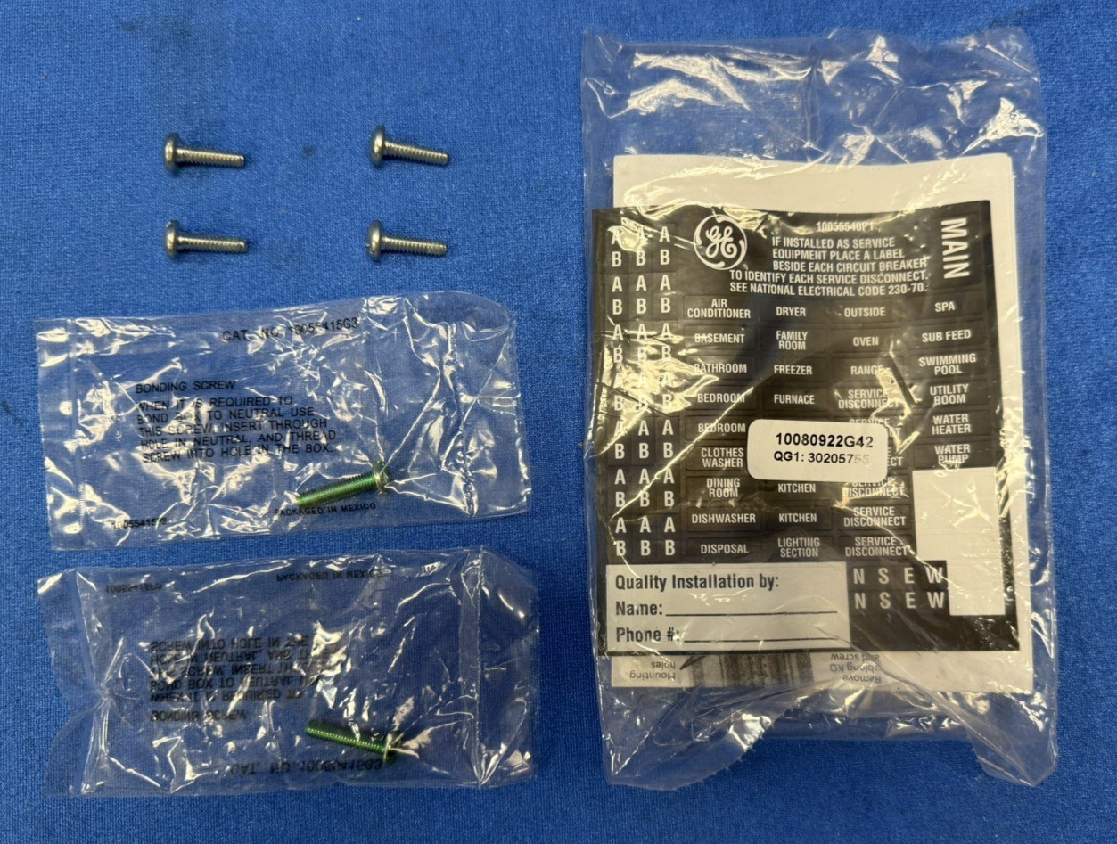 GE TM1210CCUBK1 100A 12-Space 22-Circuit Load Center Kit NEW – OPEN BOX