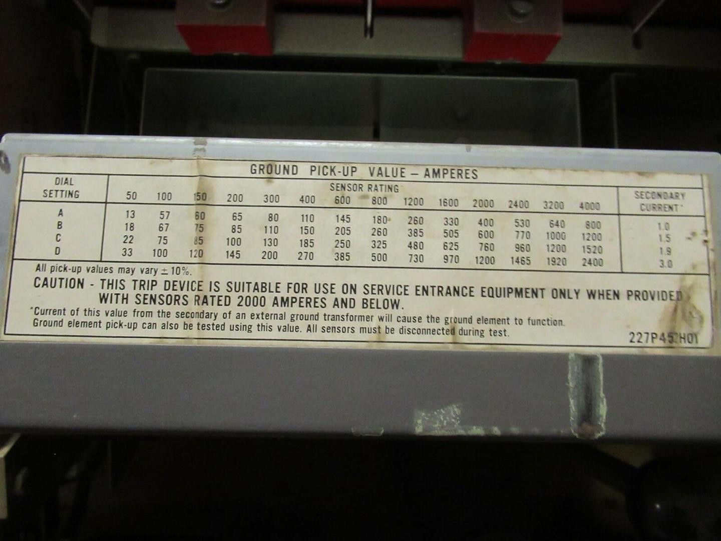 WESTINGHOUSE DS-416 1200 AMP LOW VOLTAGE BREAKER AMPTECTOR I – A MODEL: LIG