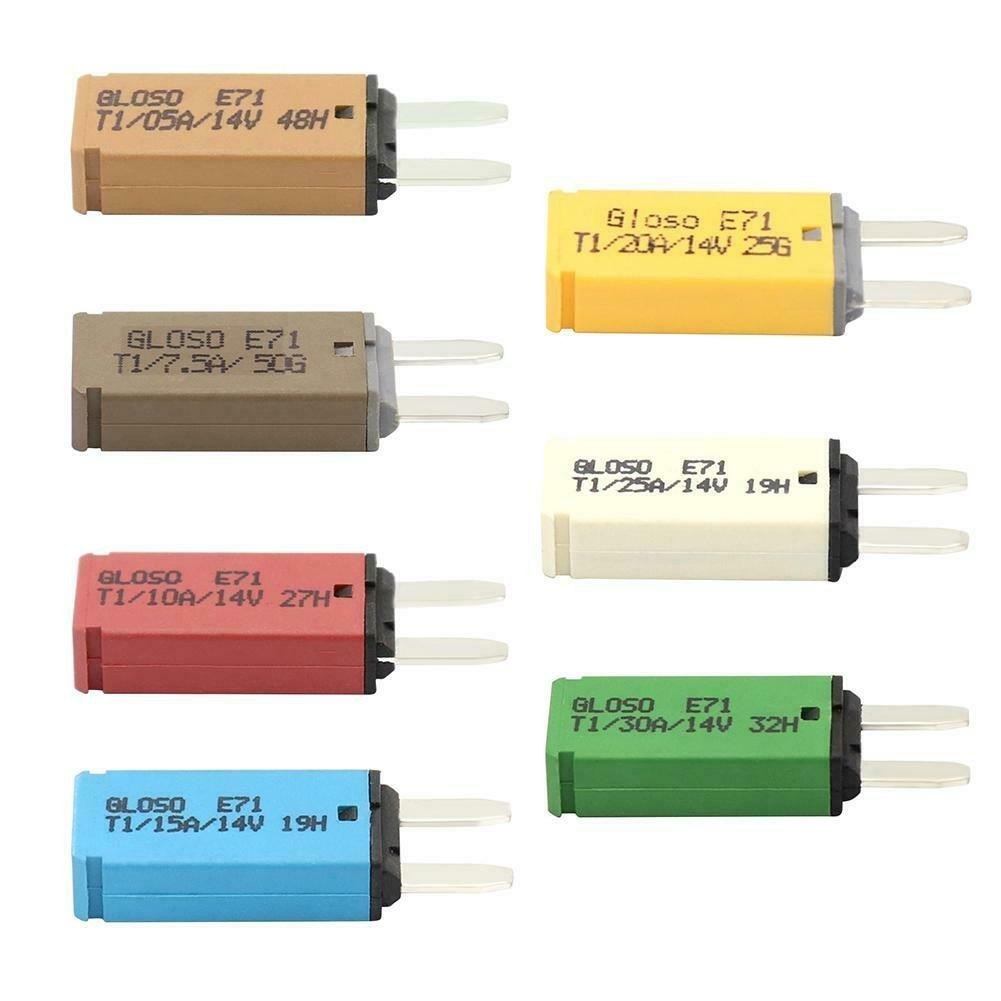 Resettable Blade Breaker Blade 1 Pc Blade Fuse Boat Resettable 12-24V/DC 5A-30A