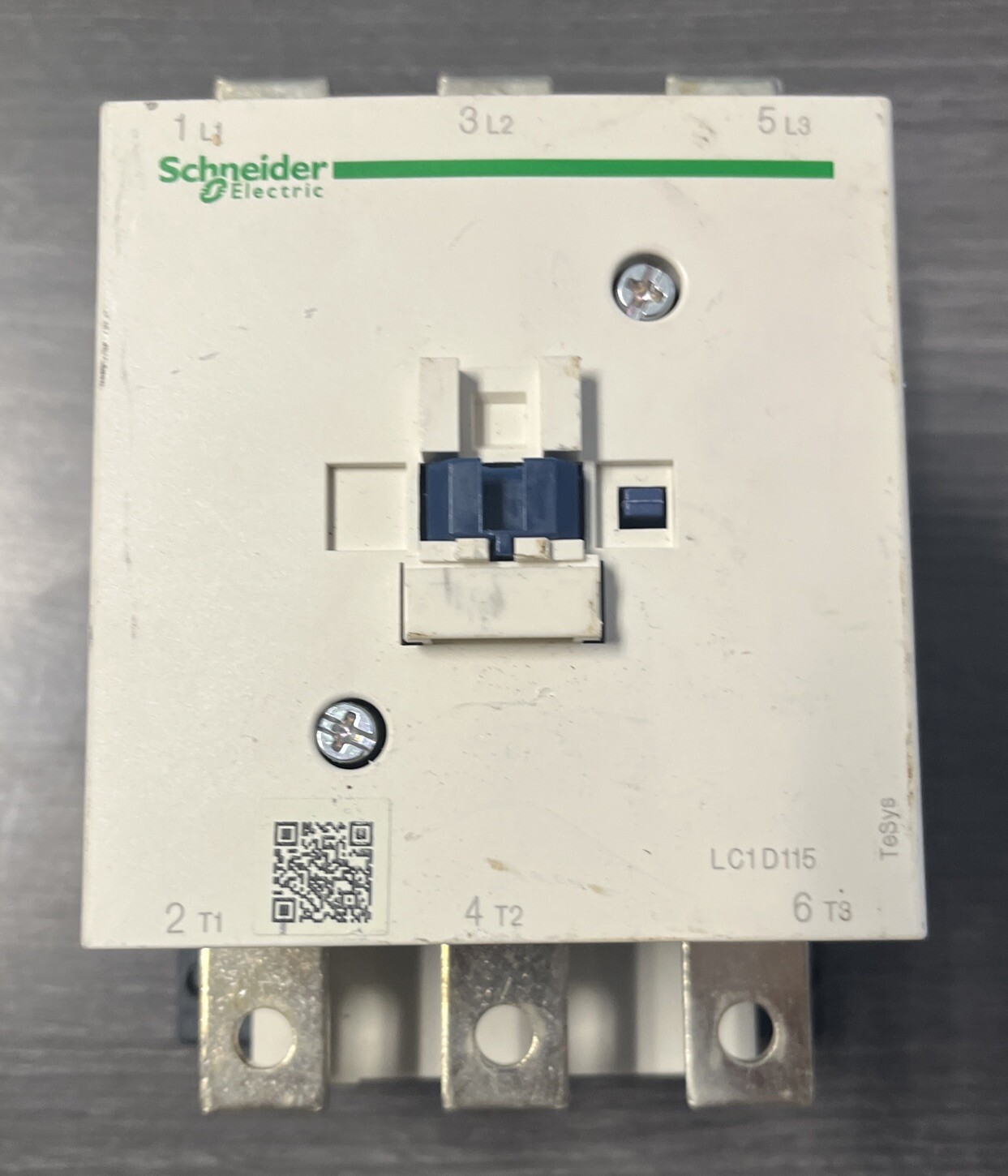 Schneider LC1 D115BD 3P 115A 24VDC Coil Contactor 75HP 460V