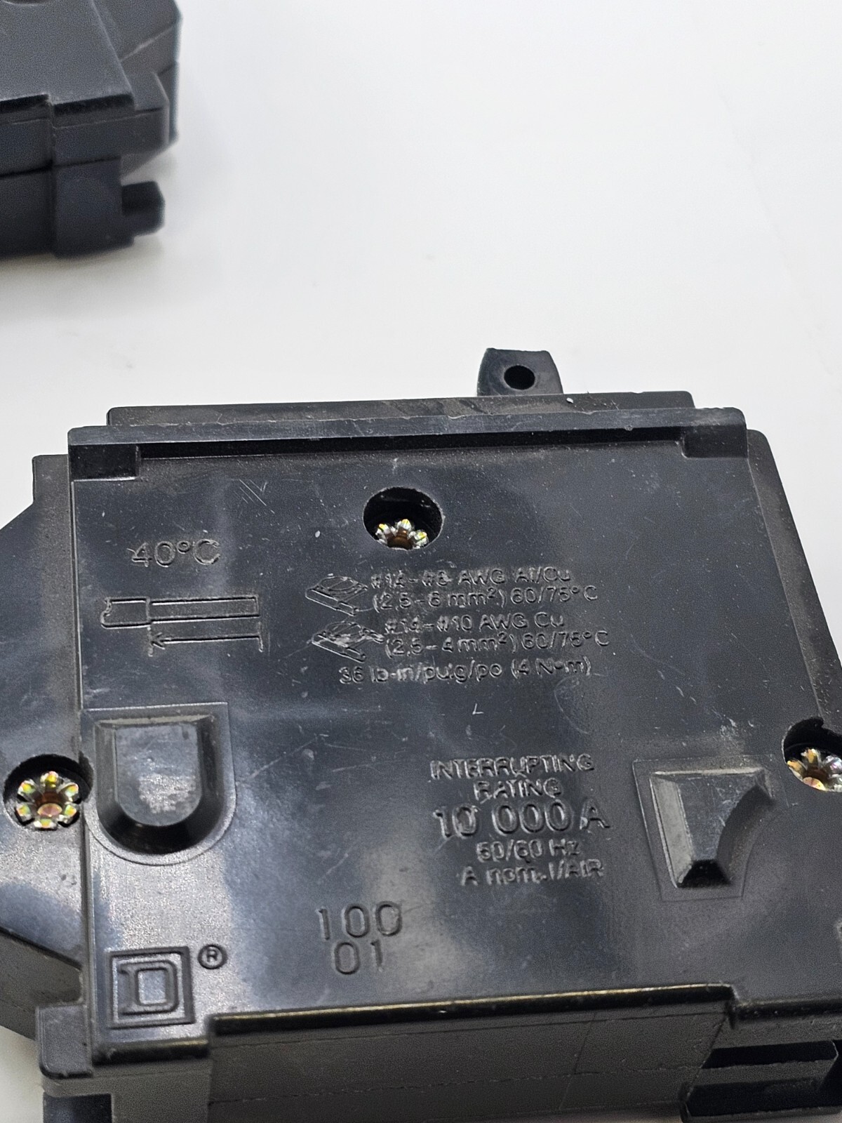 Square D HOM 10KA 120/240V 50/60 Hz Single Pole 20Amp Circuit Breaker N-6020