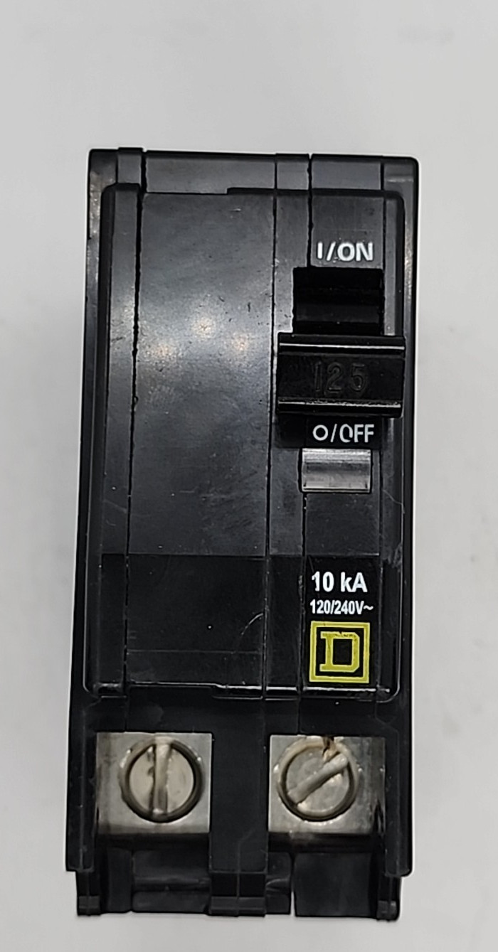 SQUARE D QOB2125 2 POLE 120/240V 125A CIRCUIT BREAKER [2RE4-1]