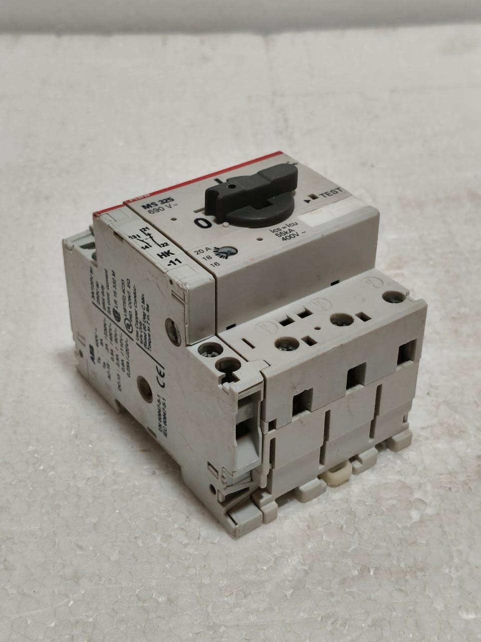 ABB MS 325 MOTOR PROTECTION CIRCUIT BREAKER RANGE 16-20AMP FREE FAST