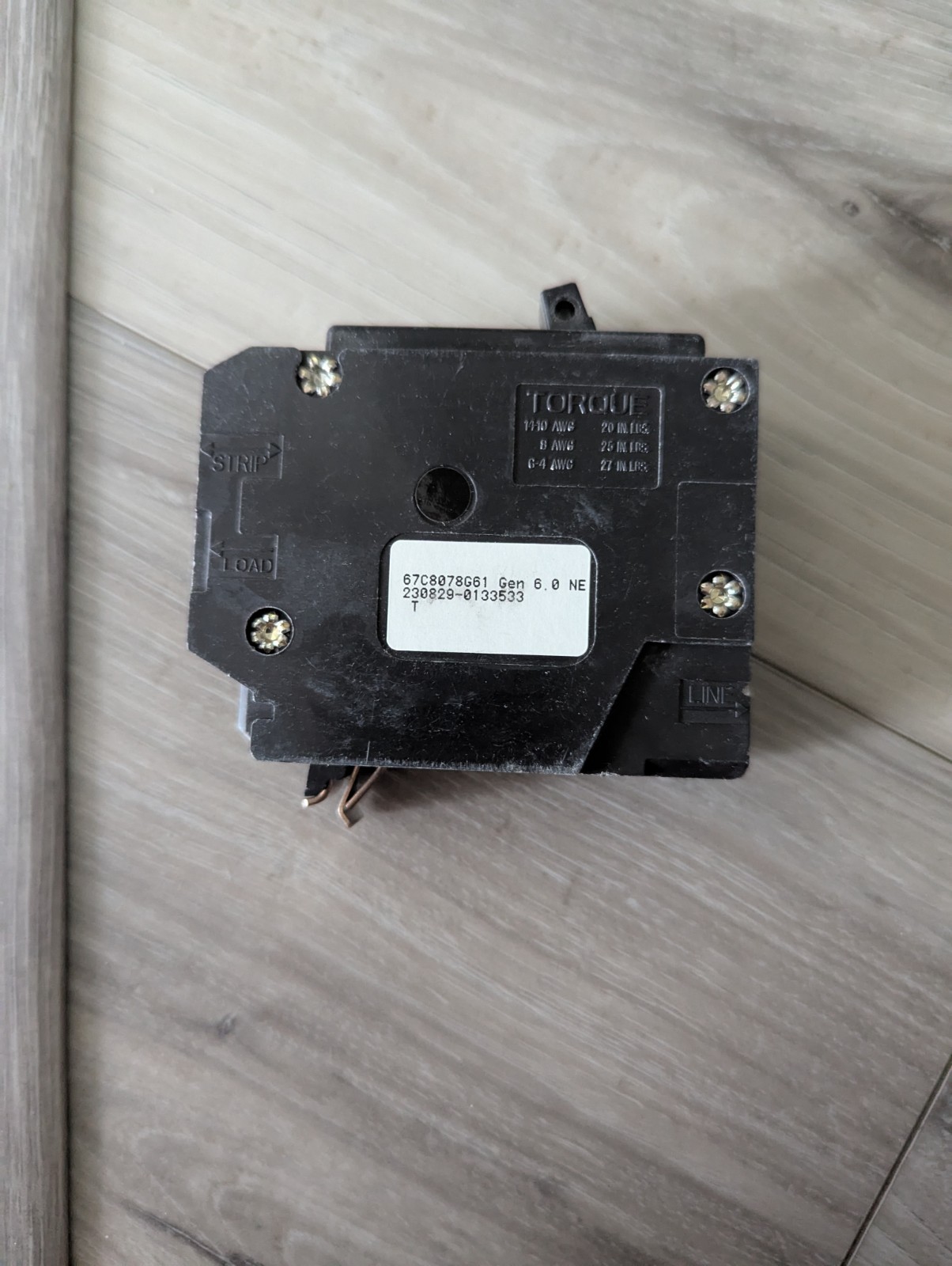 Eaton BRP115AF 120/240V 15A Single Phase Circuit Breaker