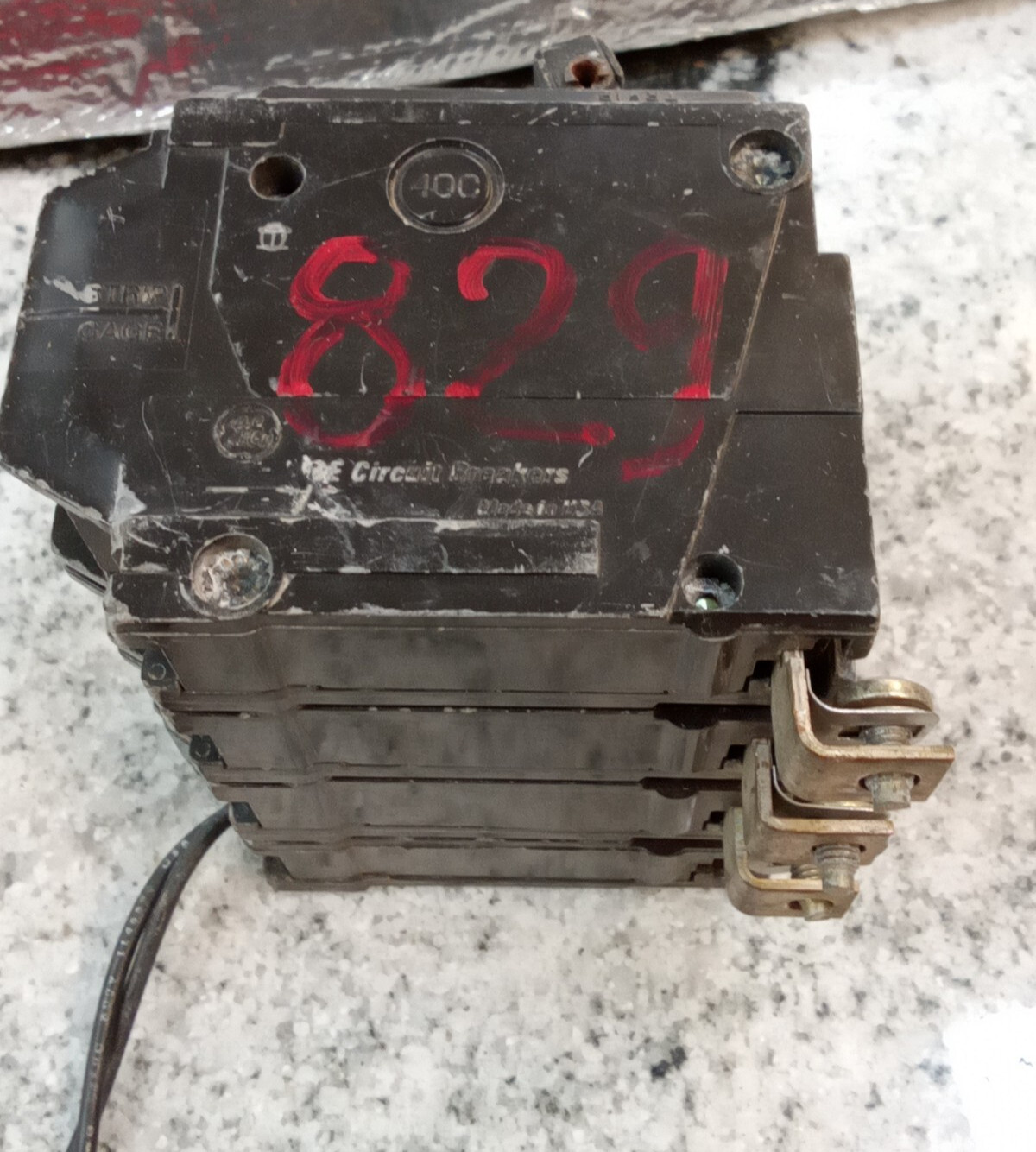 GE/THQB32060/60A/3P/240V/THQB/BOLT ON/GROVE/W/TQSTA1/SHUNT TRIP/BREAKER/USE(19D2
