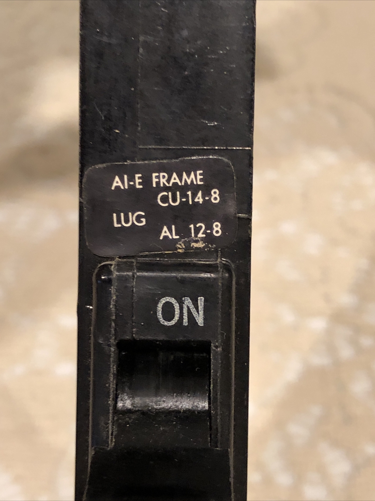 SQUARE D AlB 120 20Amp Single Pole Unit 1 phase PANEL CIRCUIT BREAKER used