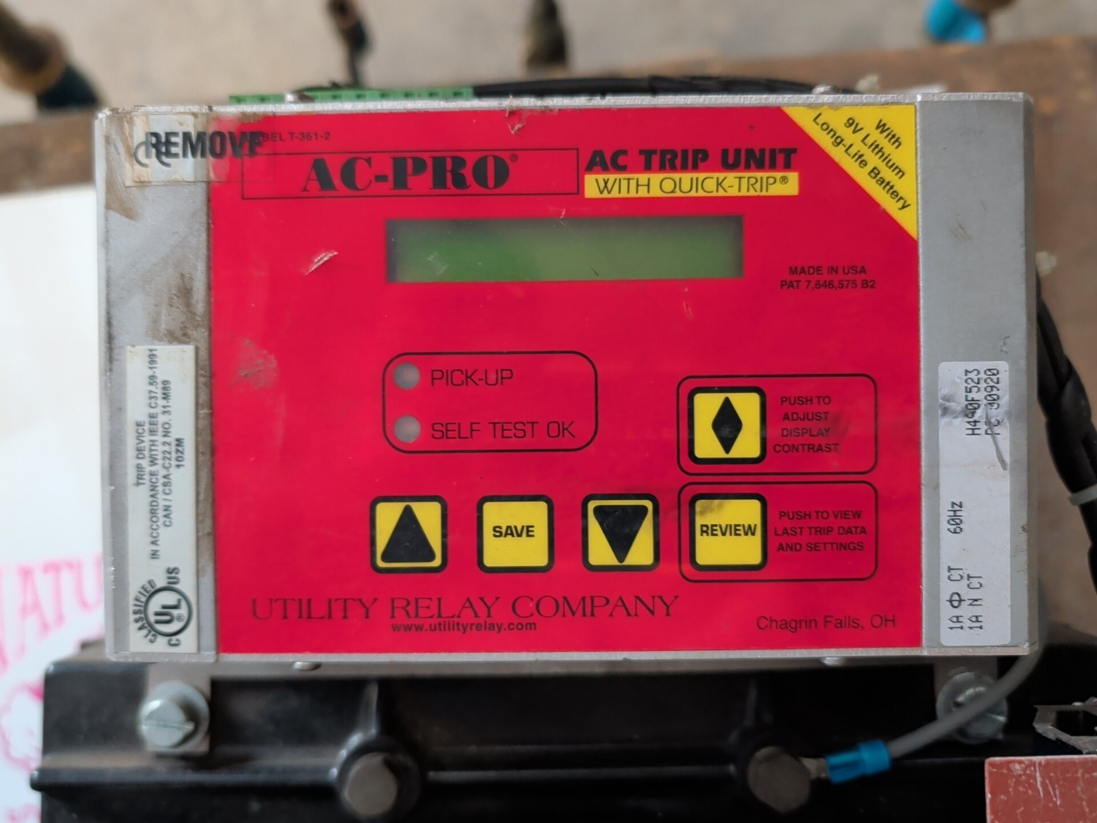 GENERAL ELECTRIC AIR CIRCUIT BREAKER AK-1-25 600A W/ AC-PRO TRIP UNIT T-361-2