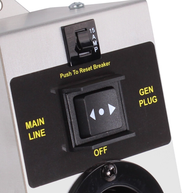 Bulk 10 Pack Thermal Circuit Breaker 15 AMP 125/250V Push Snap Panel CTB-B-B-15