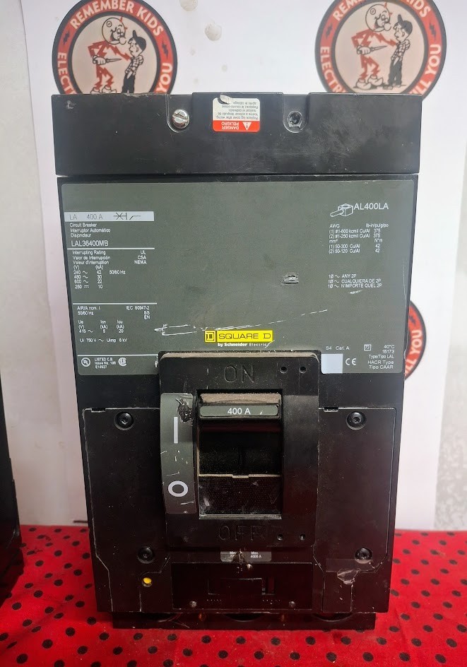 SQUARE D LAL36400 400AMP 3-P Circuit Breaker SHIPS SAME DAY