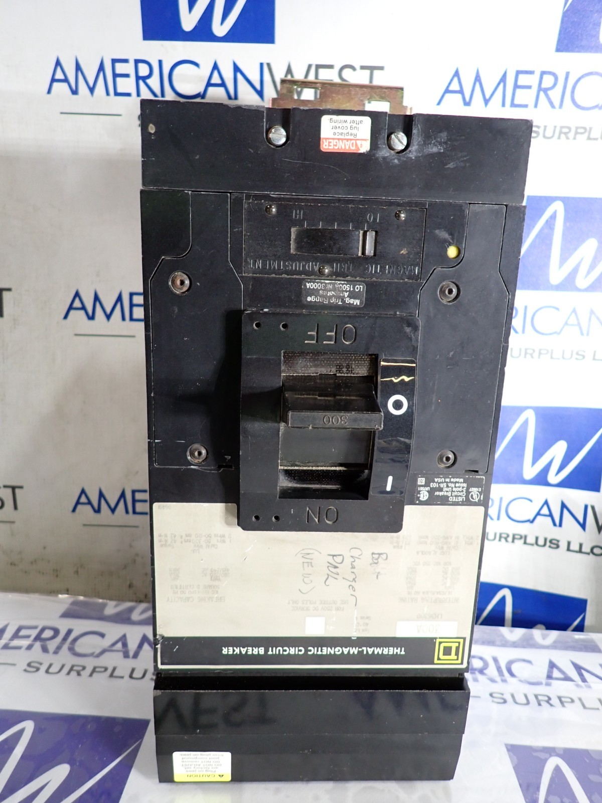 Square D LH36300 300 amp I line Circuit Breaker 35kA@480v Gray Label – TESTED