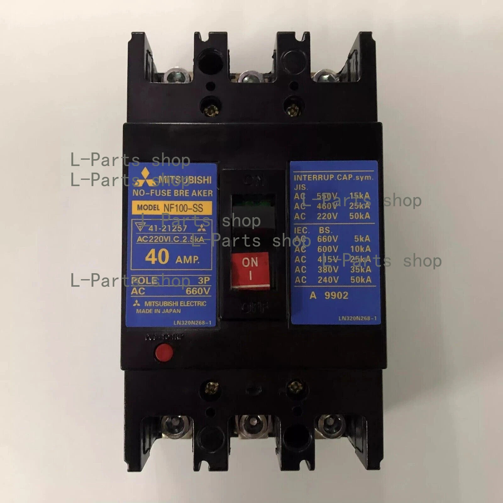 New Mitsubishi NF100-SS 3P 100A Circuit Breaker 1PCS #DC