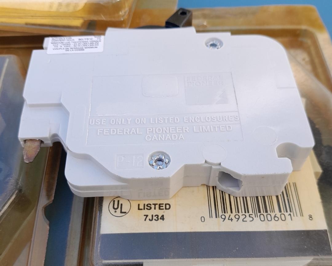 NC120 NC 020 FPE 20A 1P Stab-Lok Thin Federal Pioneer Pacific F-020 fpe electric