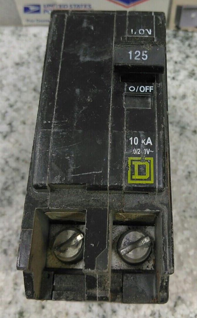 Square D/BREAKER/ QO2125/ 2 P/ 125A/ 120/240V / QOC Plug In NEW STYLE/USE(33C3UP
