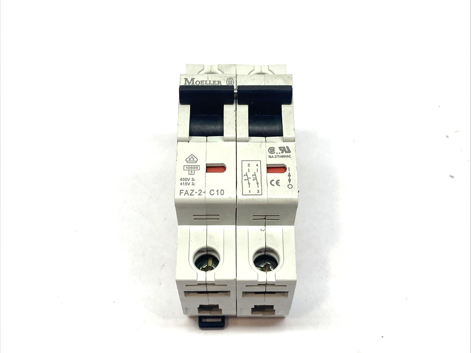Moeller FAZ-2-C10 Circuit Breaker 2-Pole 10A 415V
