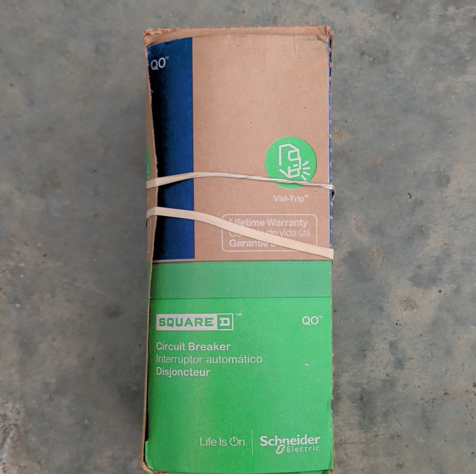 Square D QOB120 20A 1-Pole Bolt-On Circuit Breaker 120/240V Pack of 10