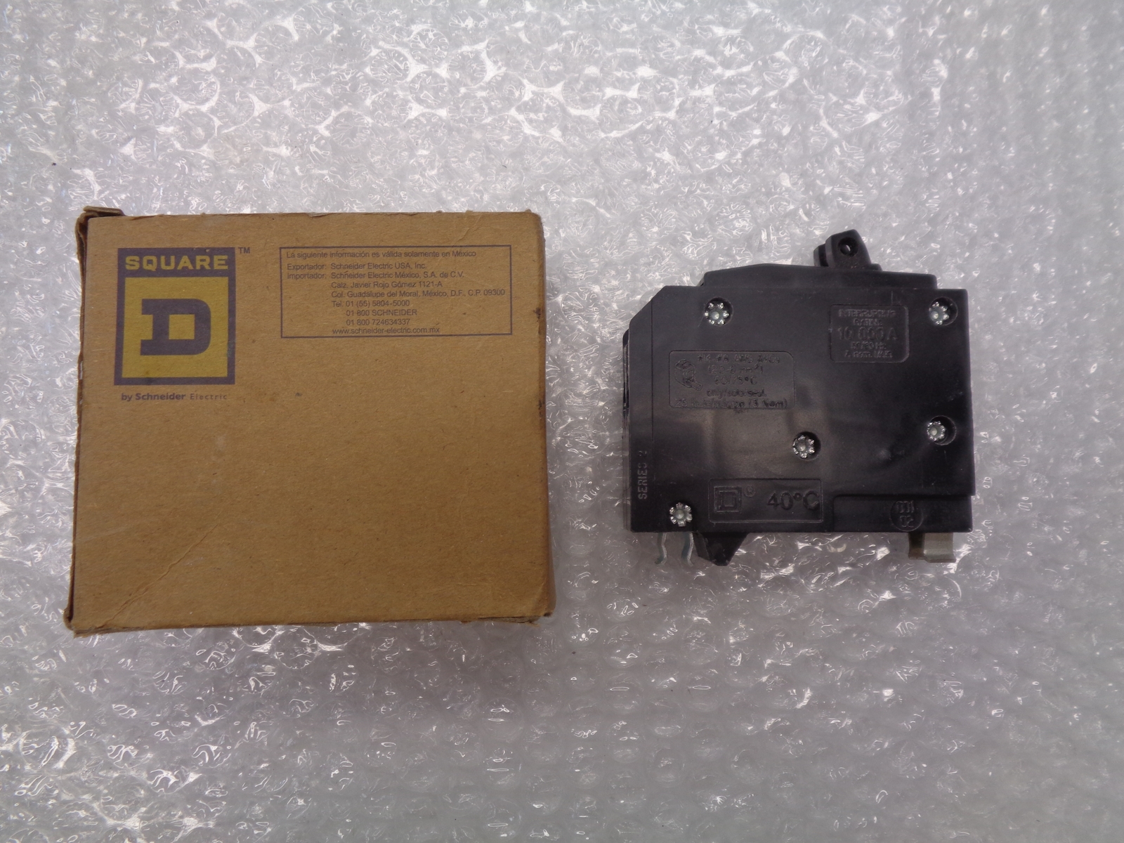 SQUARE D QO2020 BREAKER 2 POLE 20-20AMP NSMP