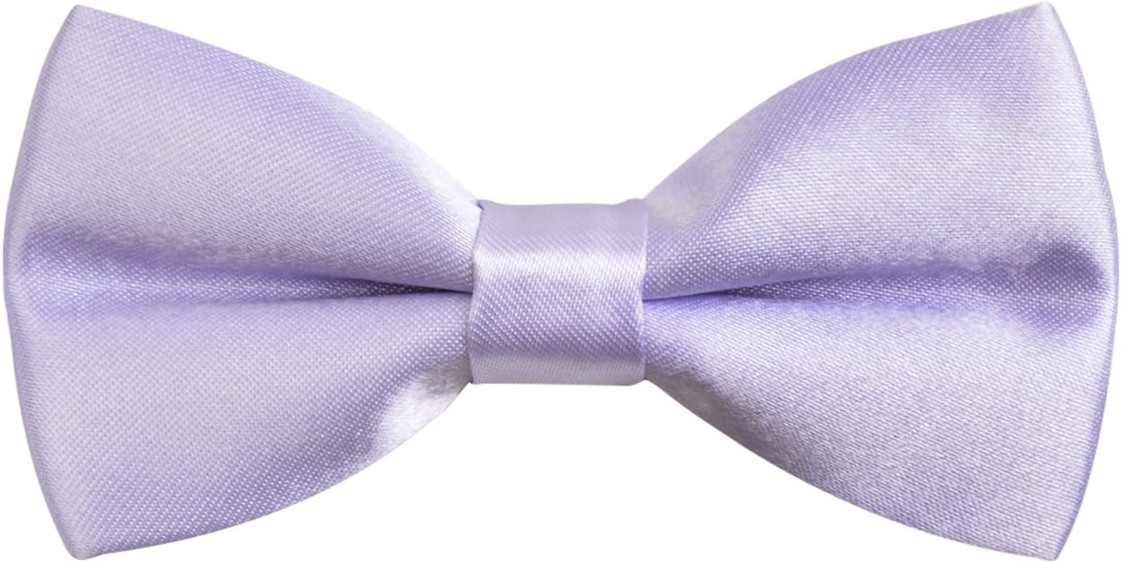 Solid Banded Adjustable Length Pre-tied Boy’s Bow Tie