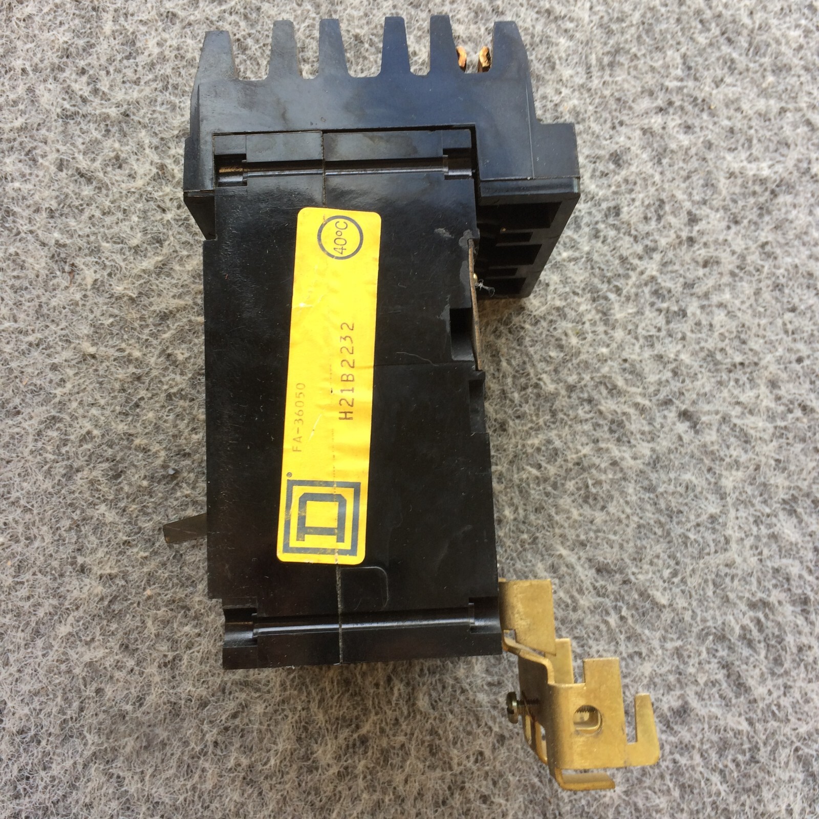 Square D FA36050 3 Pole 50 Amp 480V Relabeled Gray Circuit Breaker Handle Lock
