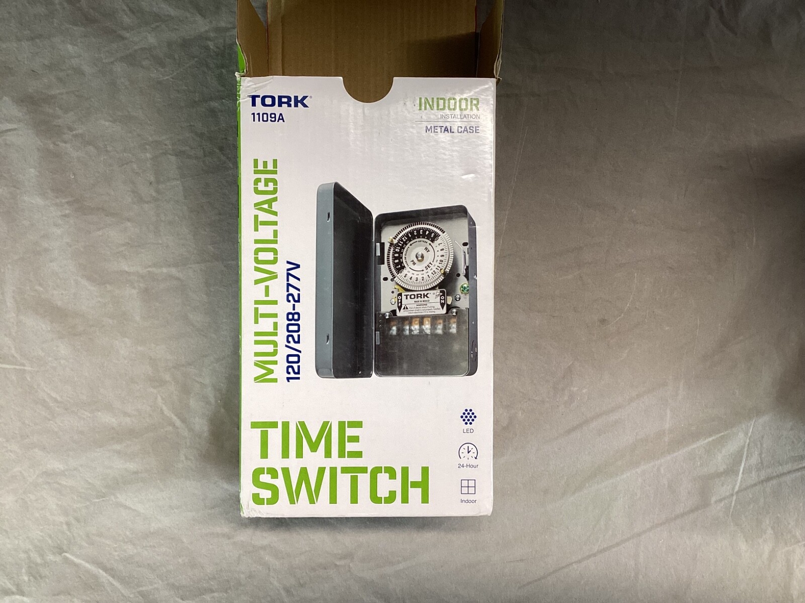 TORK 1109A Indoor Outdoor Time Switch 24 Hour Multi-Voltage