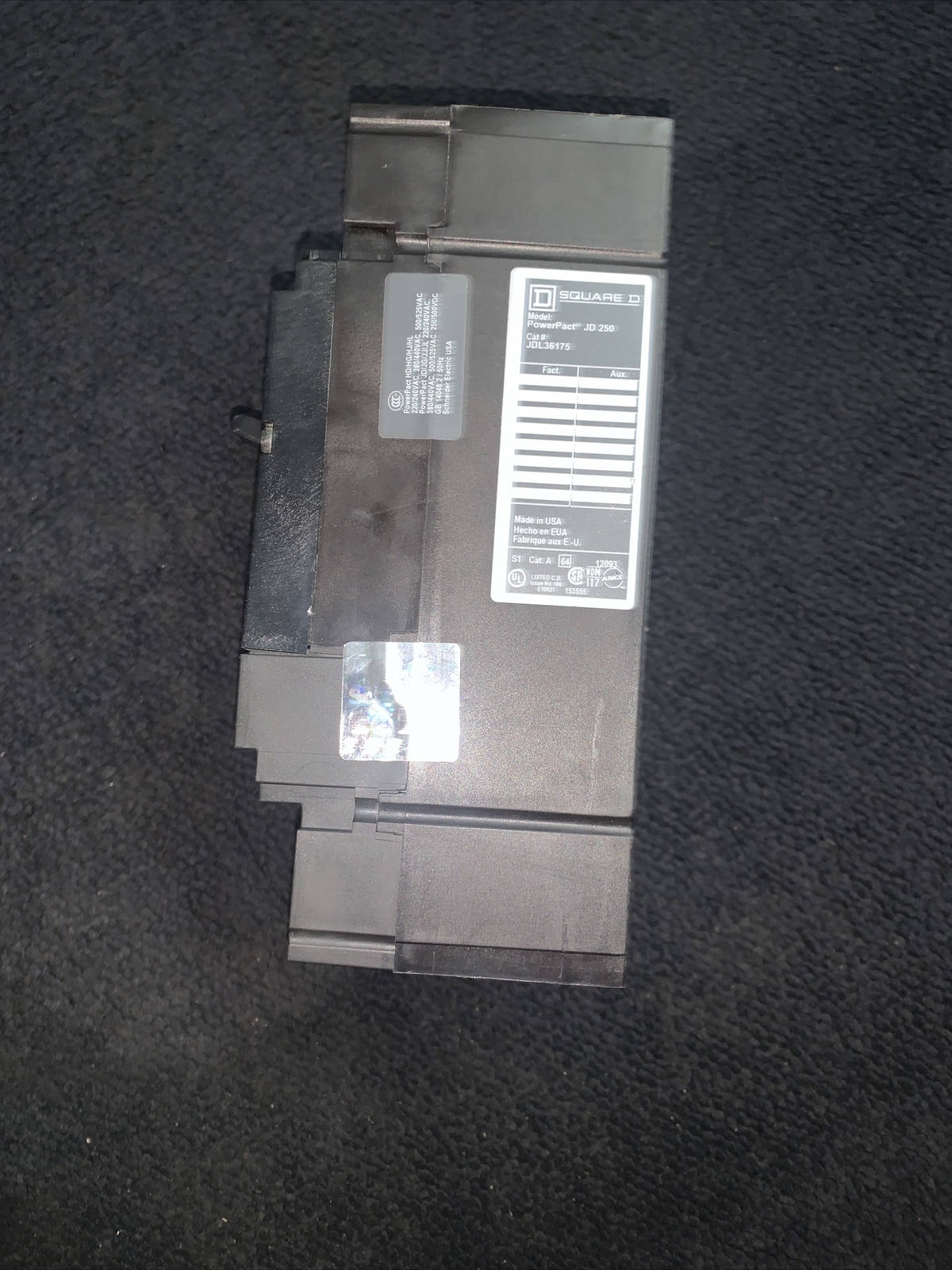 Square D JDL36175 600V Circuit Breaker