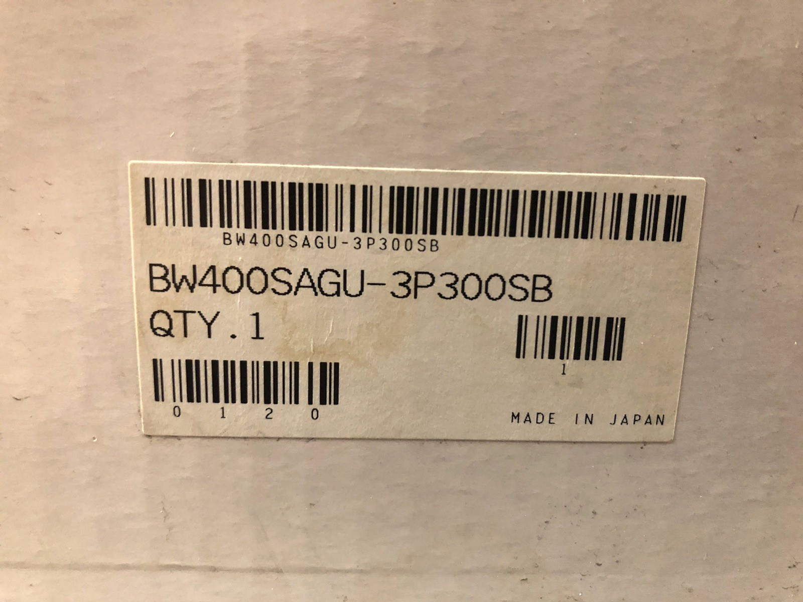 Fuji Electric BW400SAGU-3P300SP Circuit Breaker 3 Pole 300A 480 VAC/250 VDC