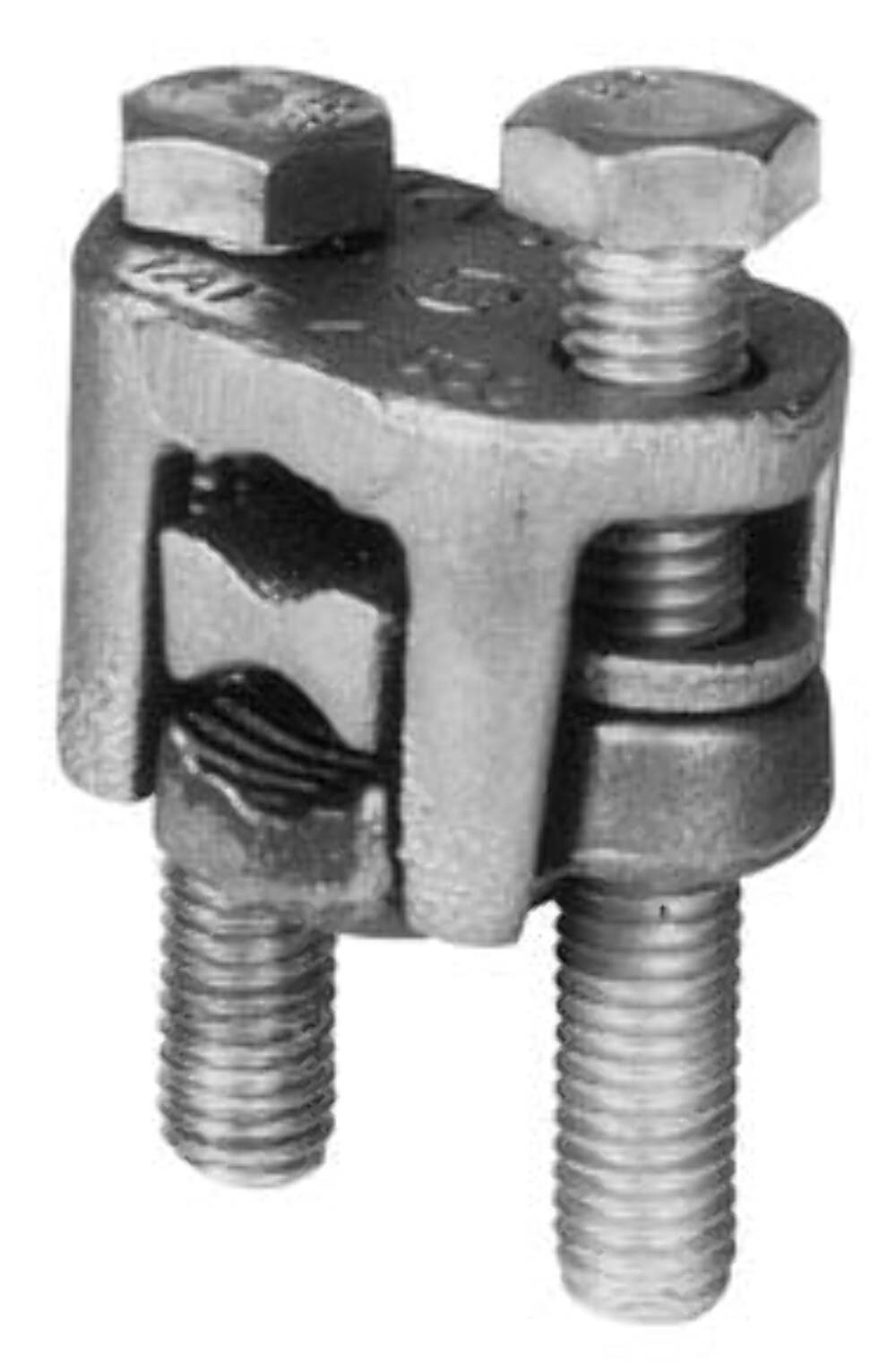 KVSW28 – Burndy Mechanical Connector with CU Alloy Spacer, 1/0 to 4/0 AWG, 2-Pie