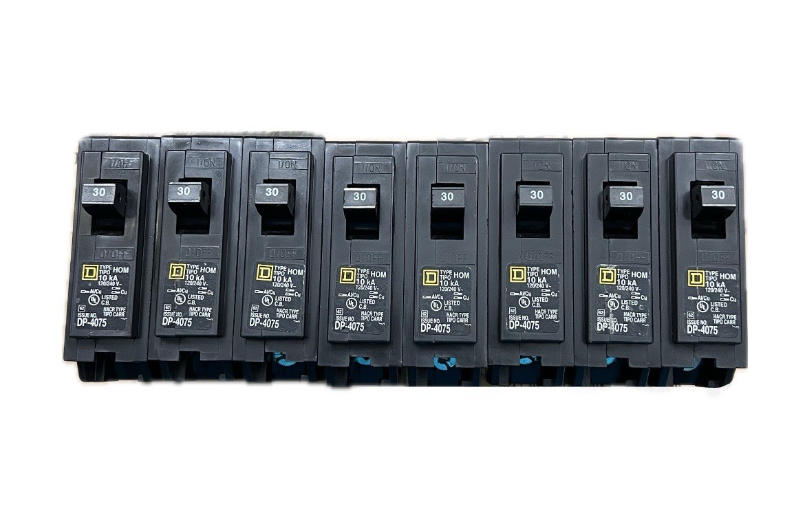 Homeline 30 Amp One-Pole Circuit Breaker HOM130, Square D Breakers 120/240 VAC