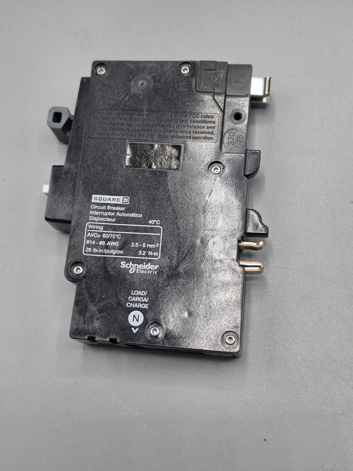 10 PCS QO120PAF SQUARE D QO 1P 20A ARC-FAULT PLUG-ON NUETRAL CIRCUIT BREAKERS