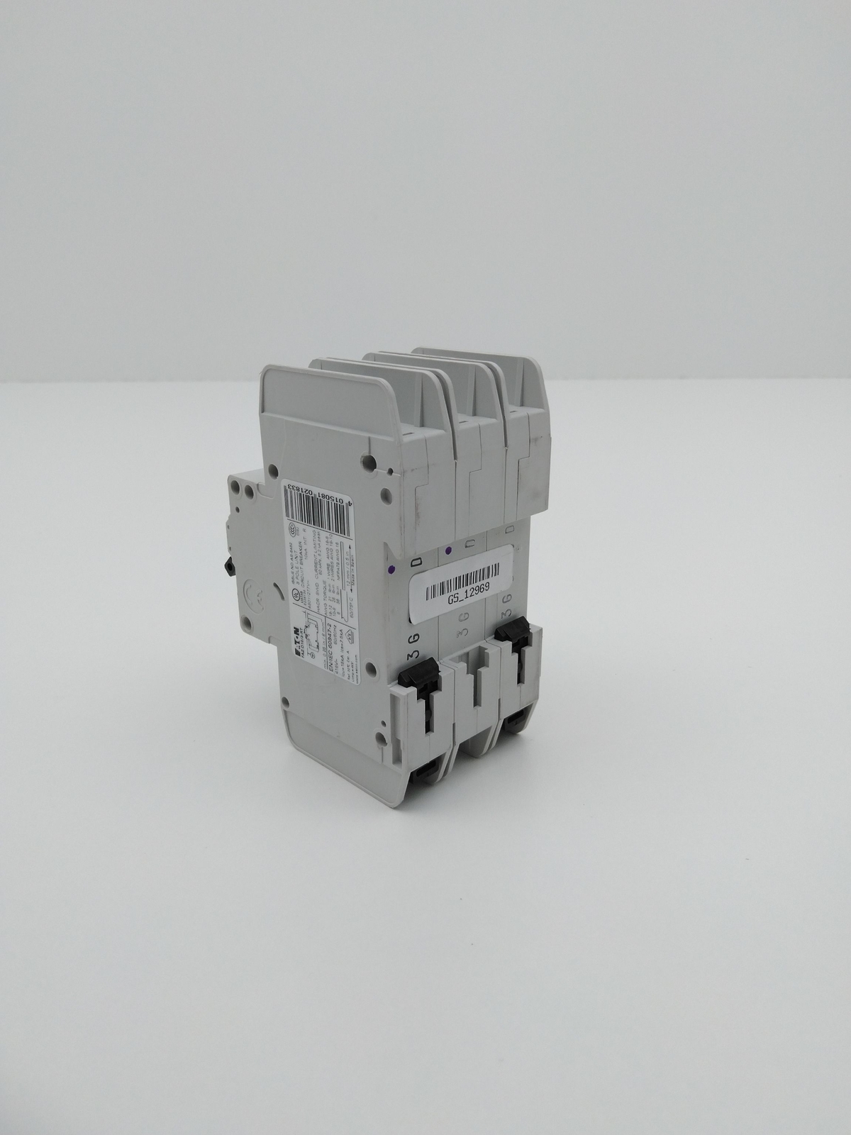 Eaton FAZ-D10/3-RT Circuit Breaker, 3 Pole, 10A