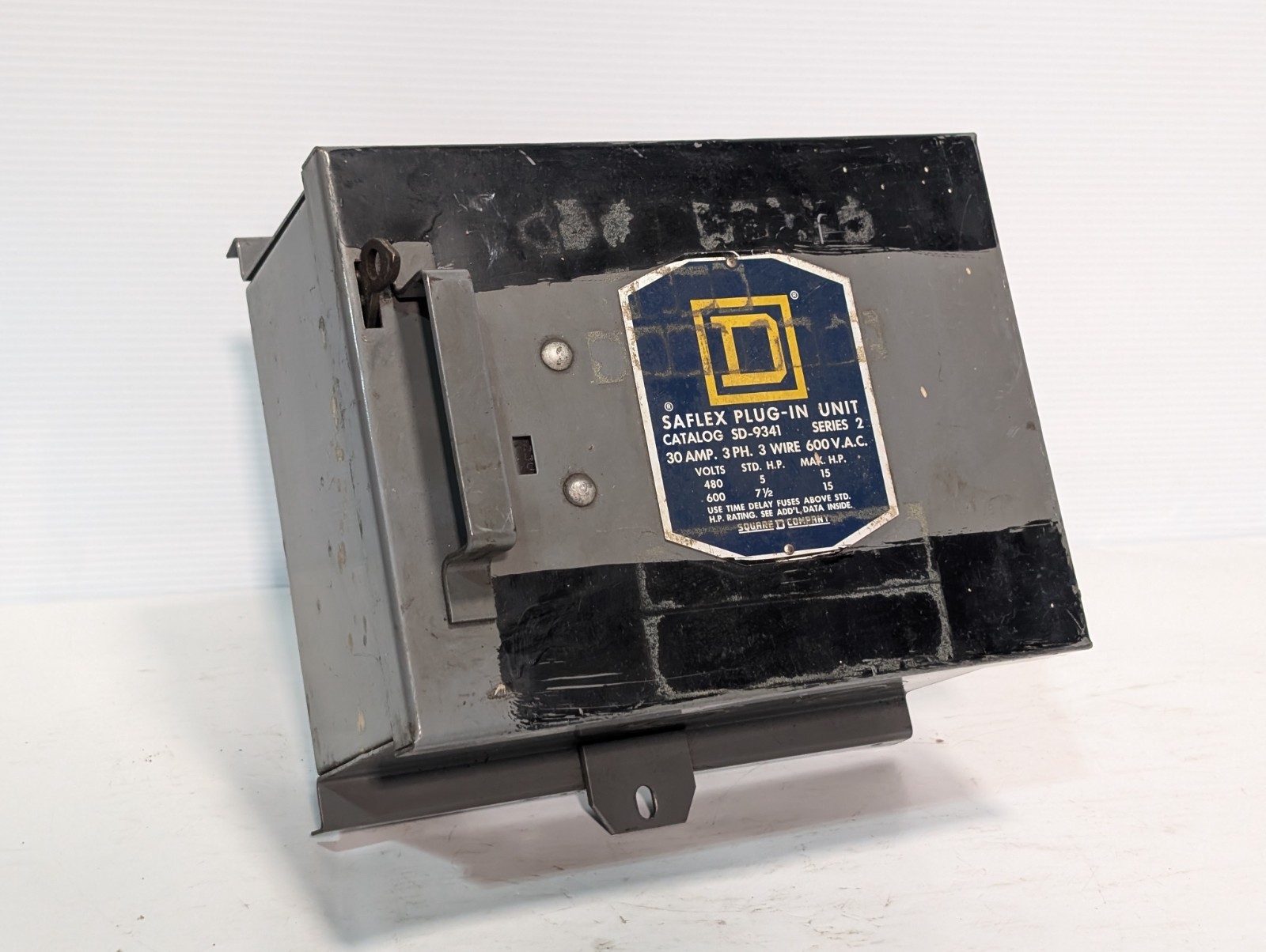 Square D SD-9341 Saflex Bus Plug-In Unit, Series 2, 30A, 3 Phase, 3 Wire, 600VAC