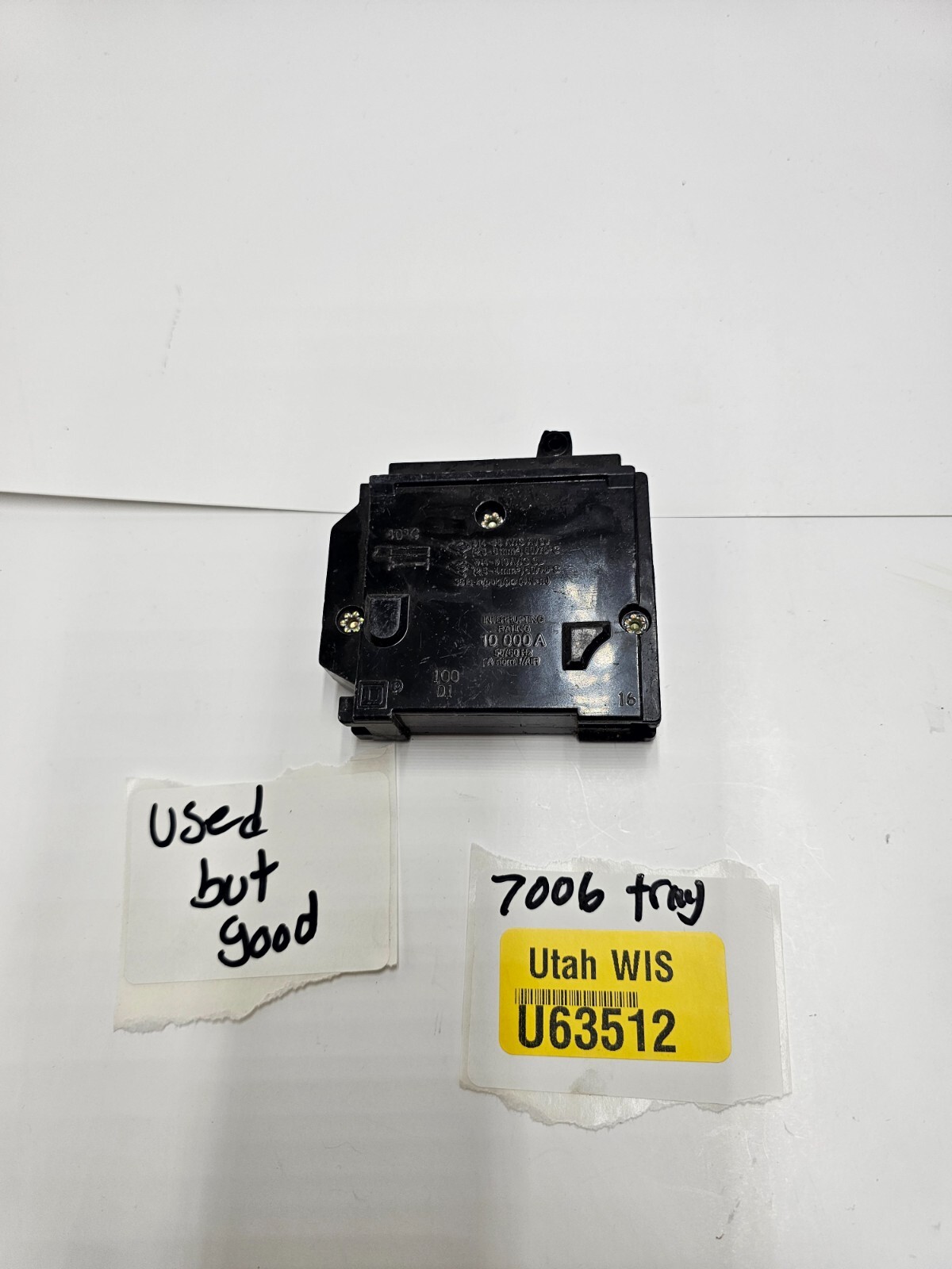 Square D HOM 10KA 120/240V 50/60 Hz Single Pole Circuit Breaker 15 Amp