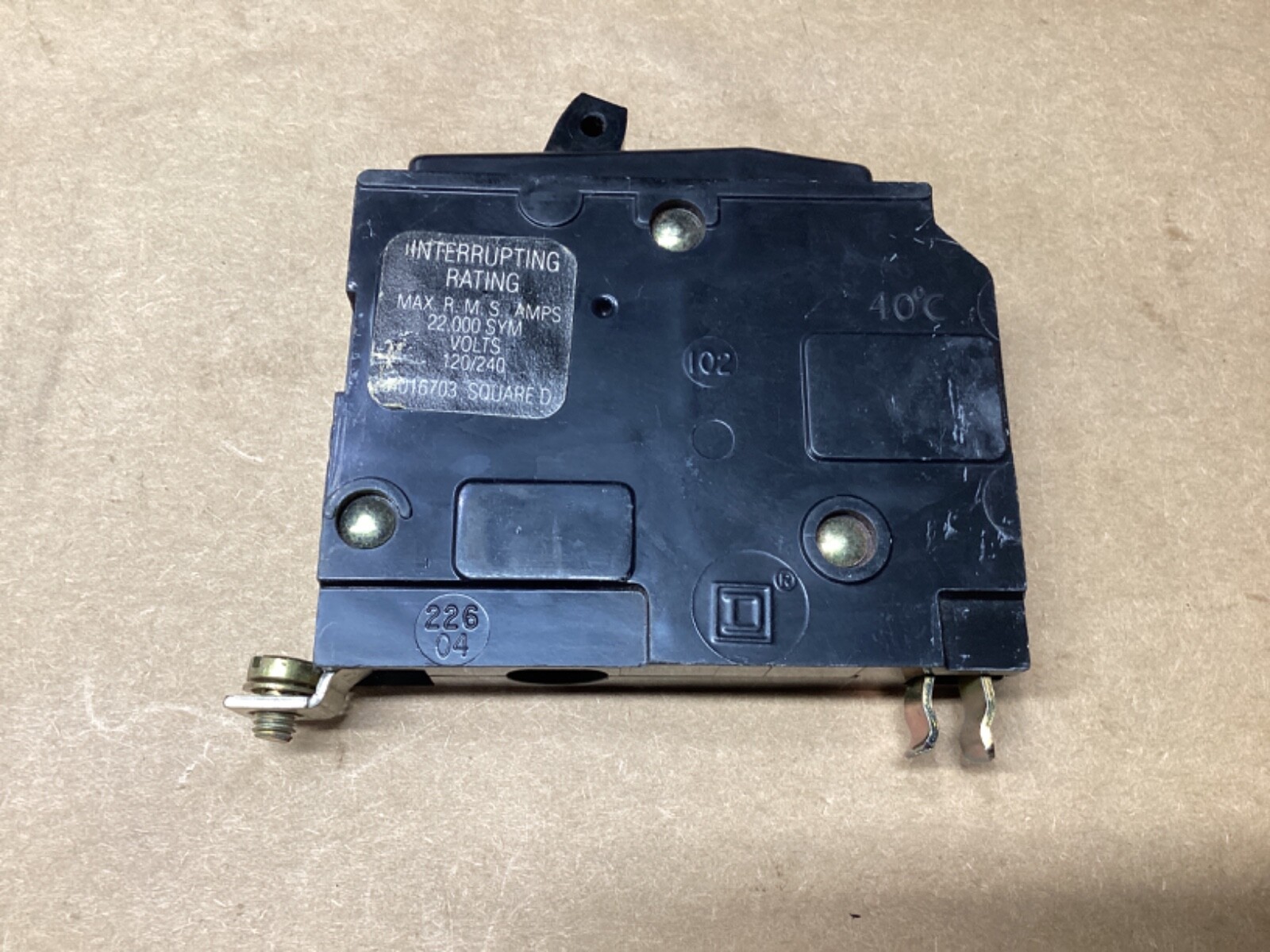 LOT OF 3 Square D QOB QOB115 1 Pole 15 amp Circuit Breaker #103F292*CO