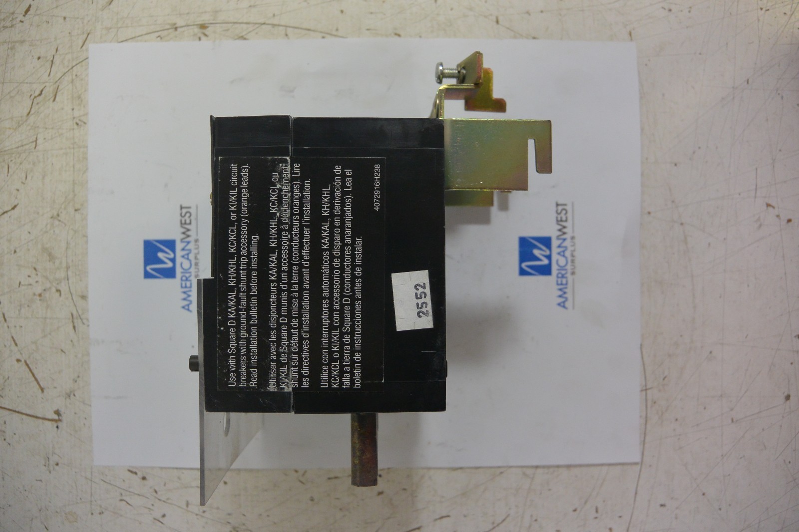 GFM250KA GFM250 SQUARE D Ground Fault Module for KA I line Breaker NEW SURPLUS